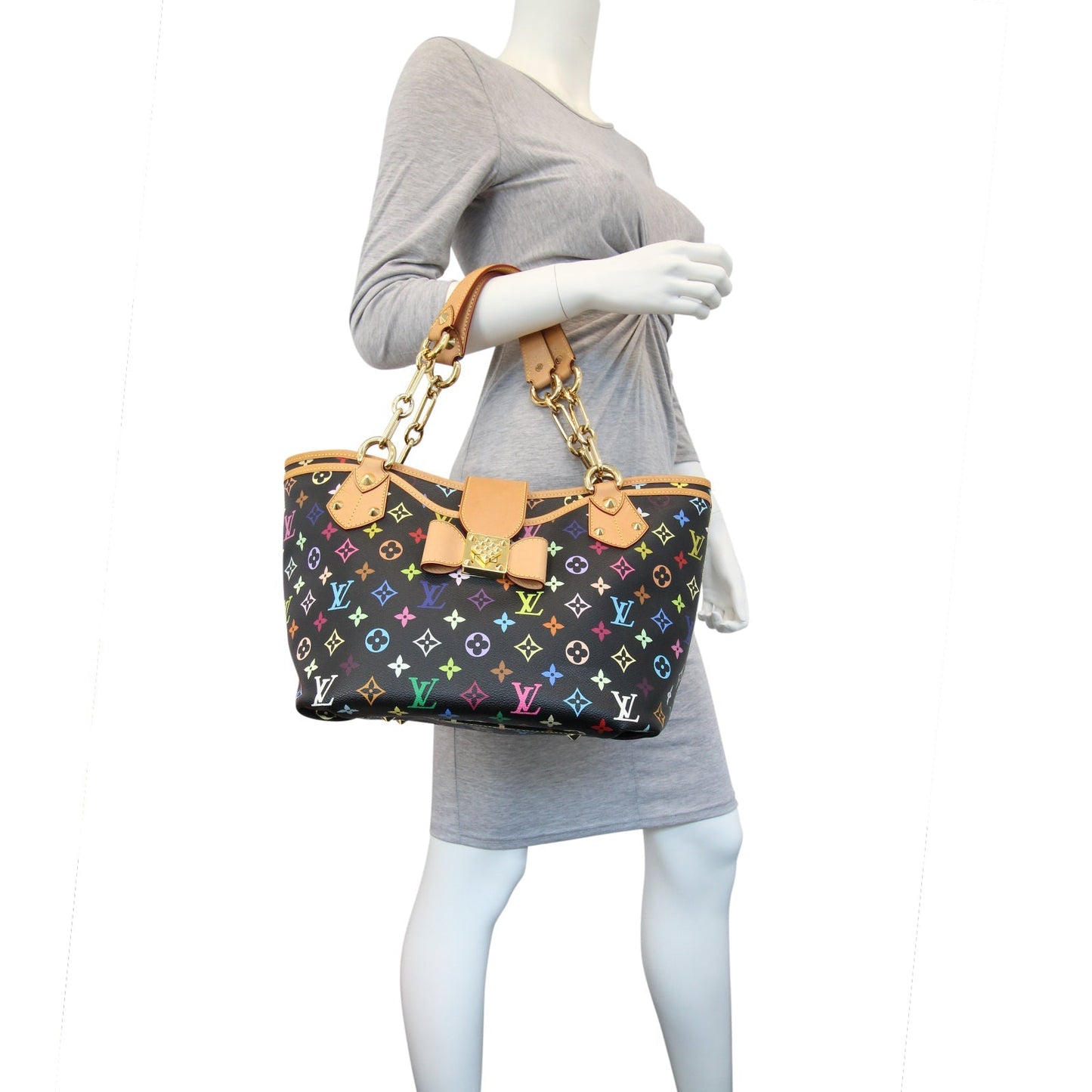 Louis Vuitton Annie GM Black Multicolore Monogram