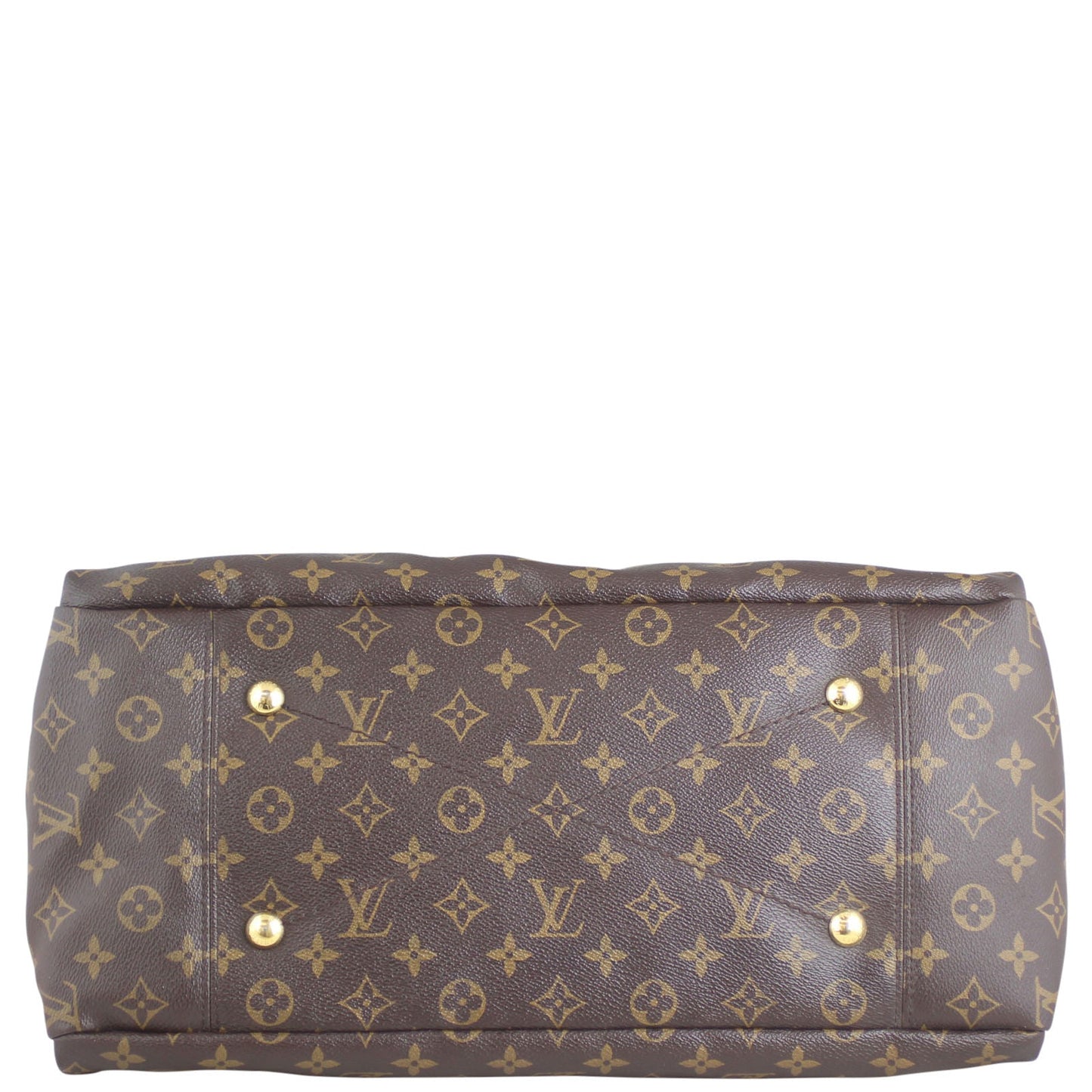 Louis Vuitton Artsy MM Monogram | Gold Tone Keyring