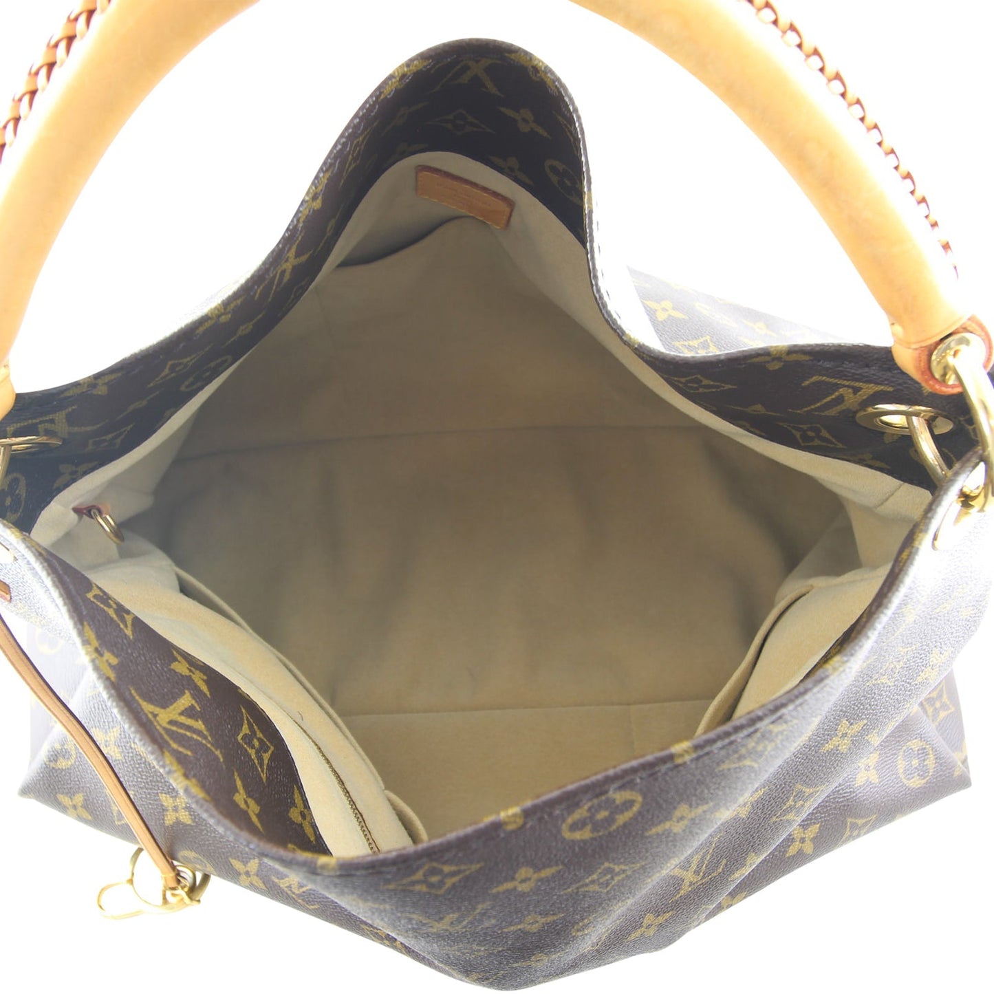 Louis Vuitton Artsy MM Monogram | Gold Keyring Clip