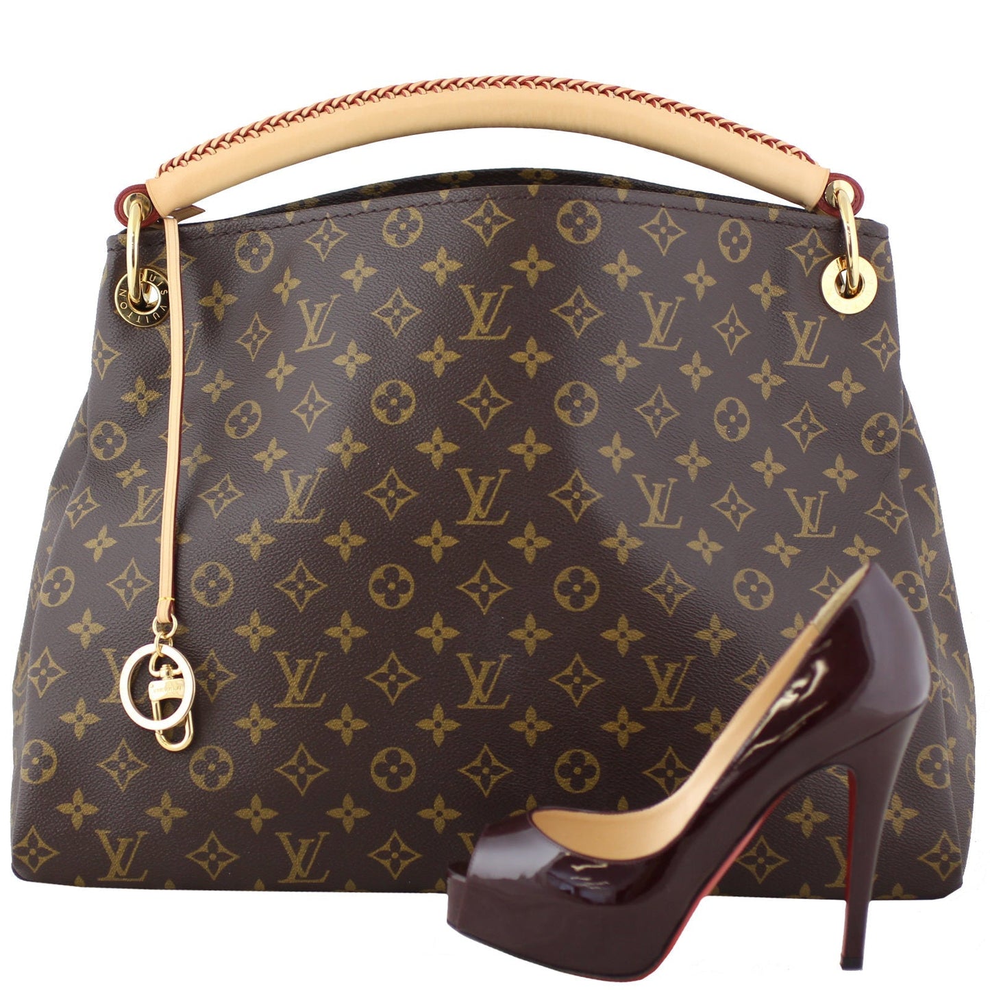 Louis Vuitton Artsy MM Monogram | Vachetta Cowhide Leather Trim