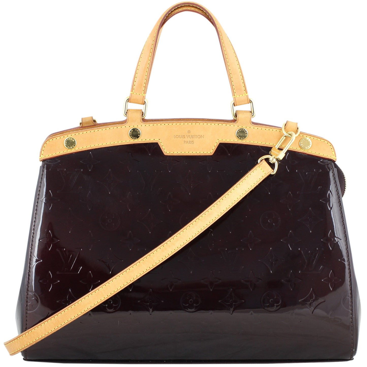 Louis Vuitton Brea MM Vernis Amarante
