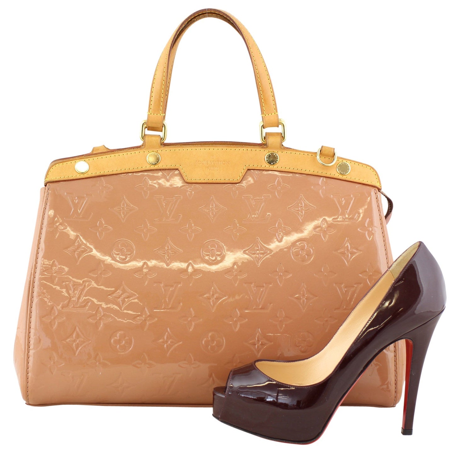 Louis Vuitton Brea MM Monogram Vernis