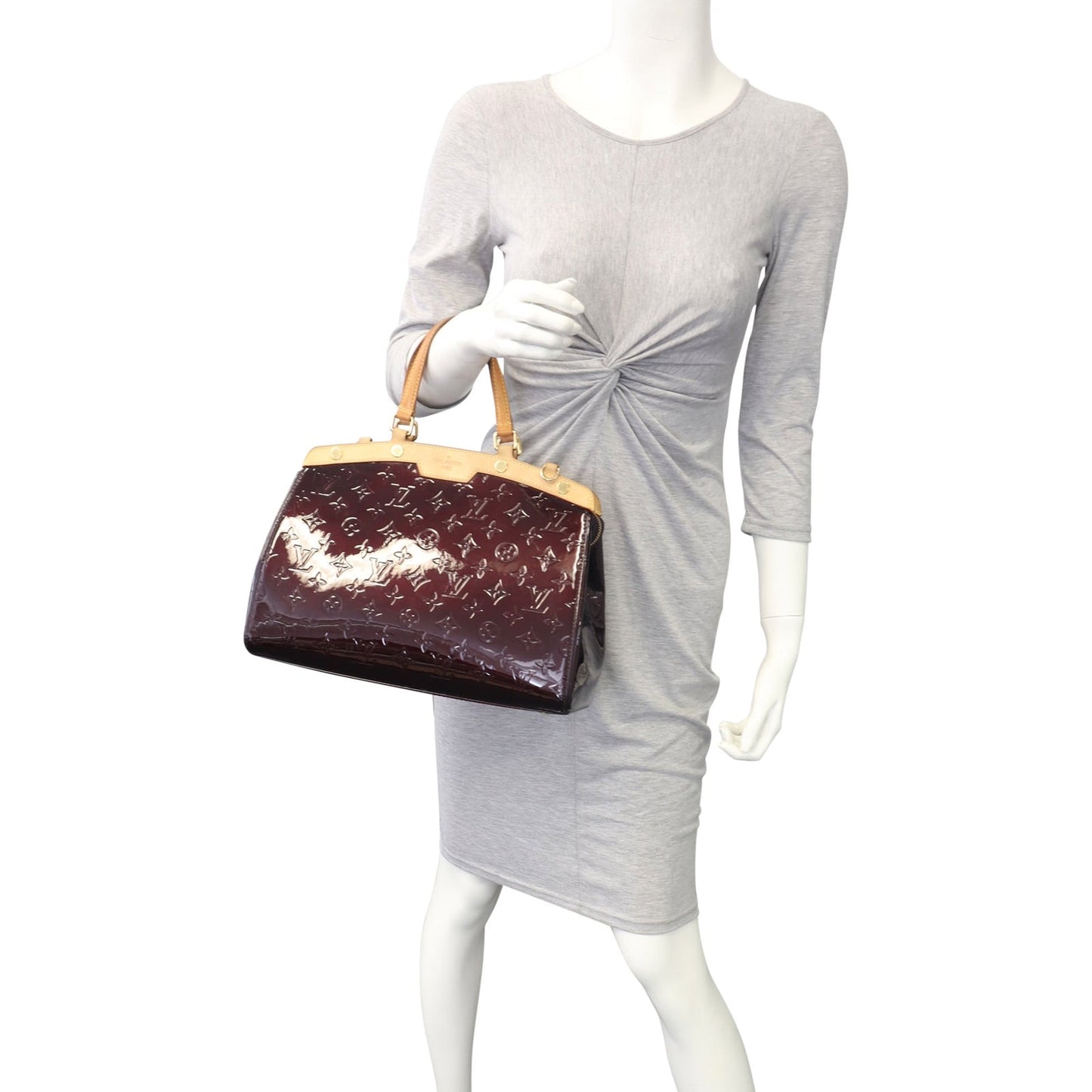 Louis Vuitton Brea MM Monogram Vernis