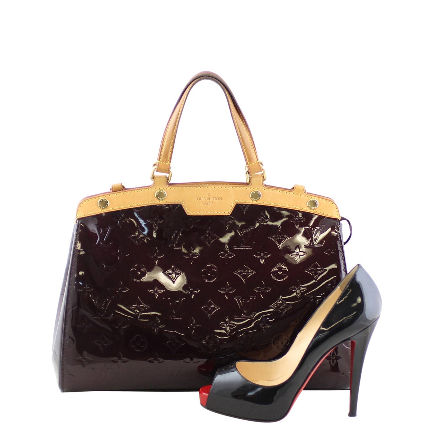 Louis Vuitton Brea MM Monogram Vernis