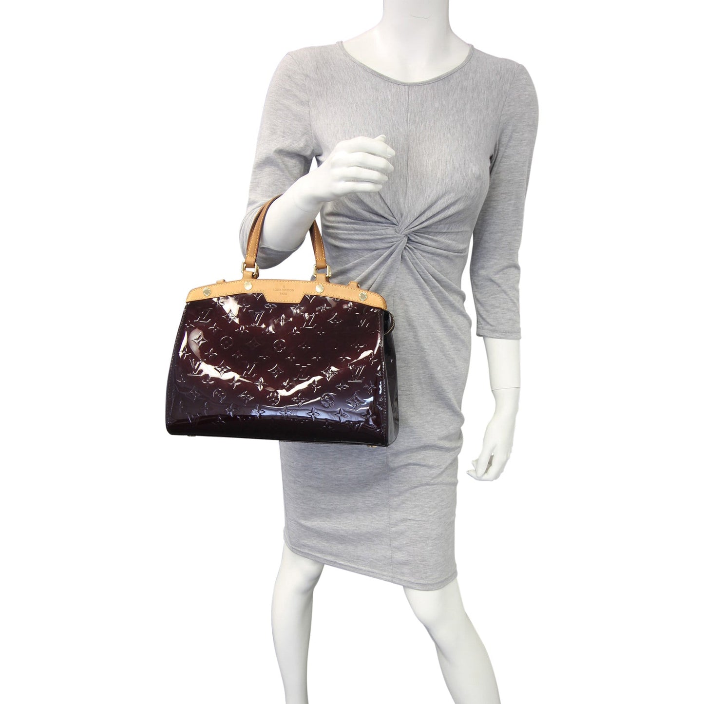 Louis Vuitton Brea MM Monogram Vernis