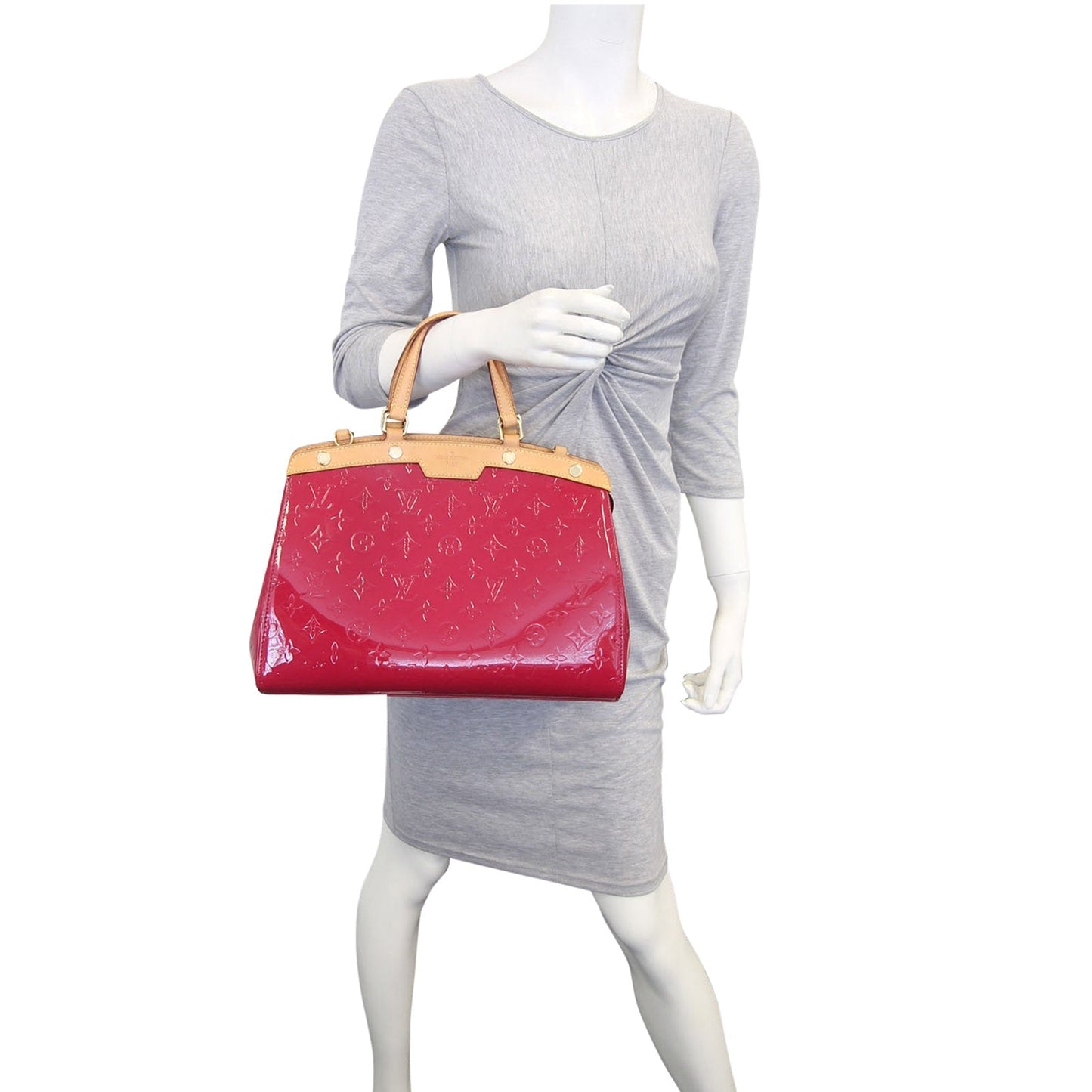 Louis Vuitton Brea MM Monogram Vernis