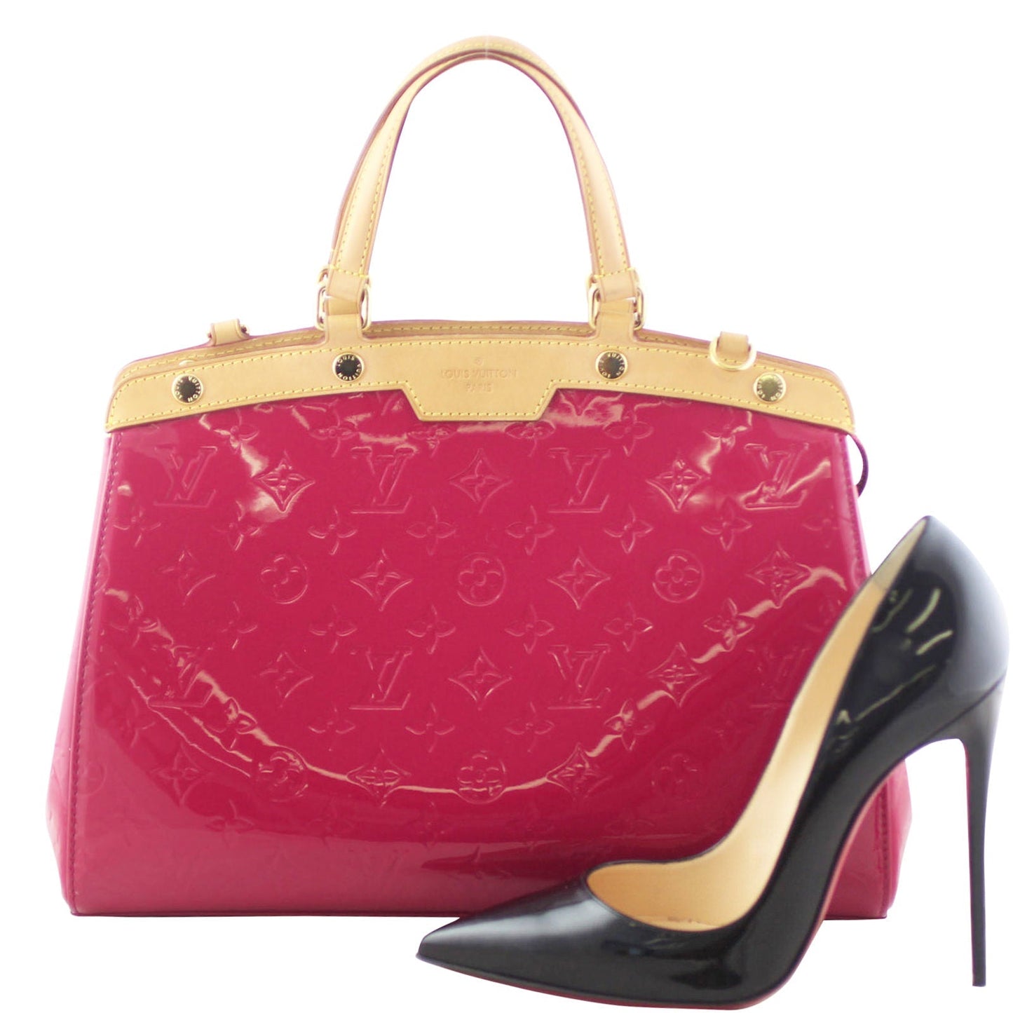 Louis Vuitton Brea MM Monogram Vernis