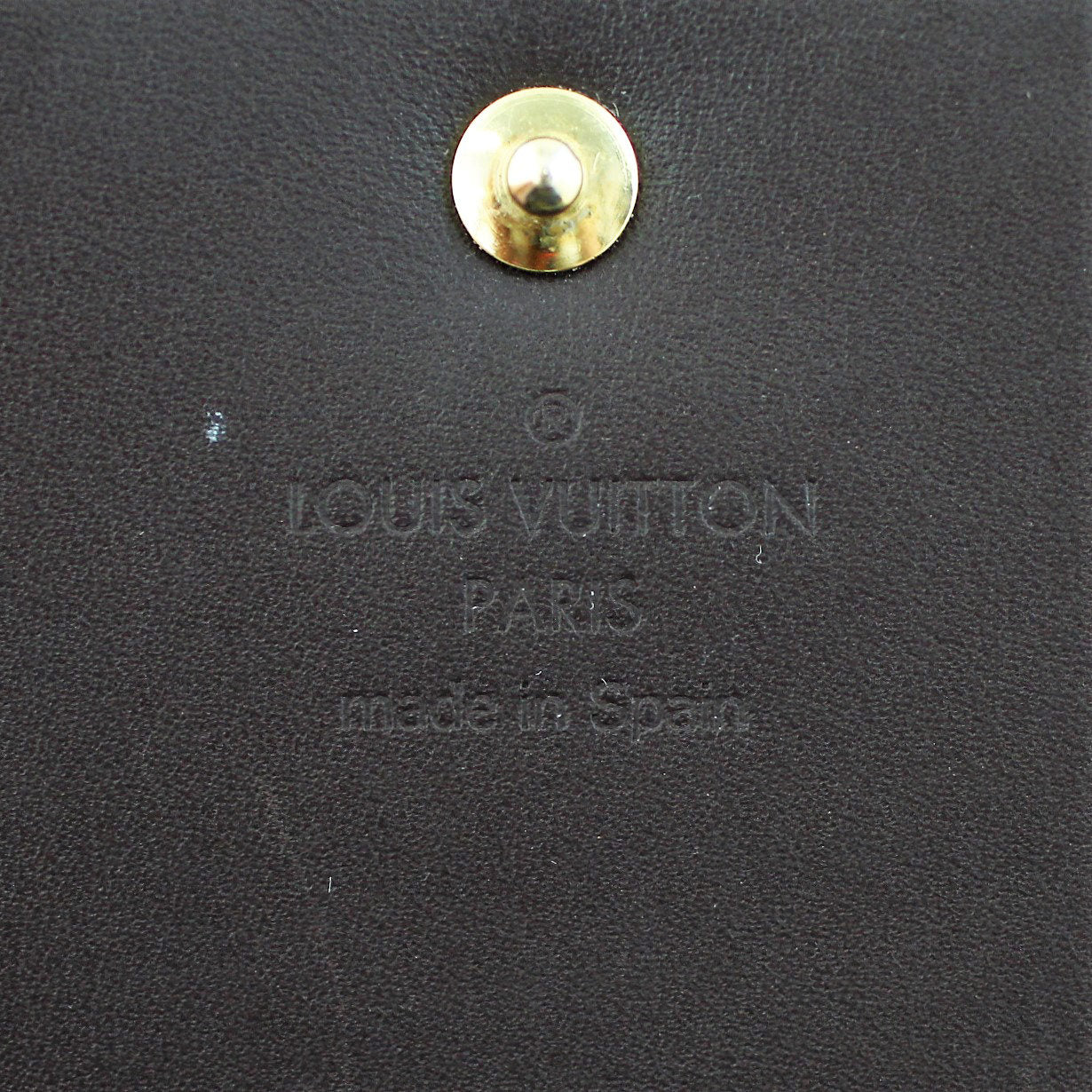 Louis Vuitton Business Card Holder Monogram Vernis