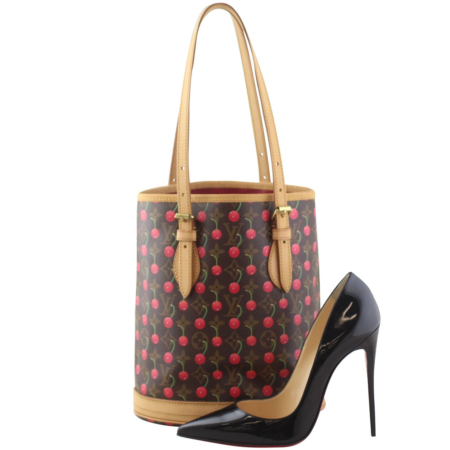 Louis Vuitton Bucket Bag Monogram Cerises