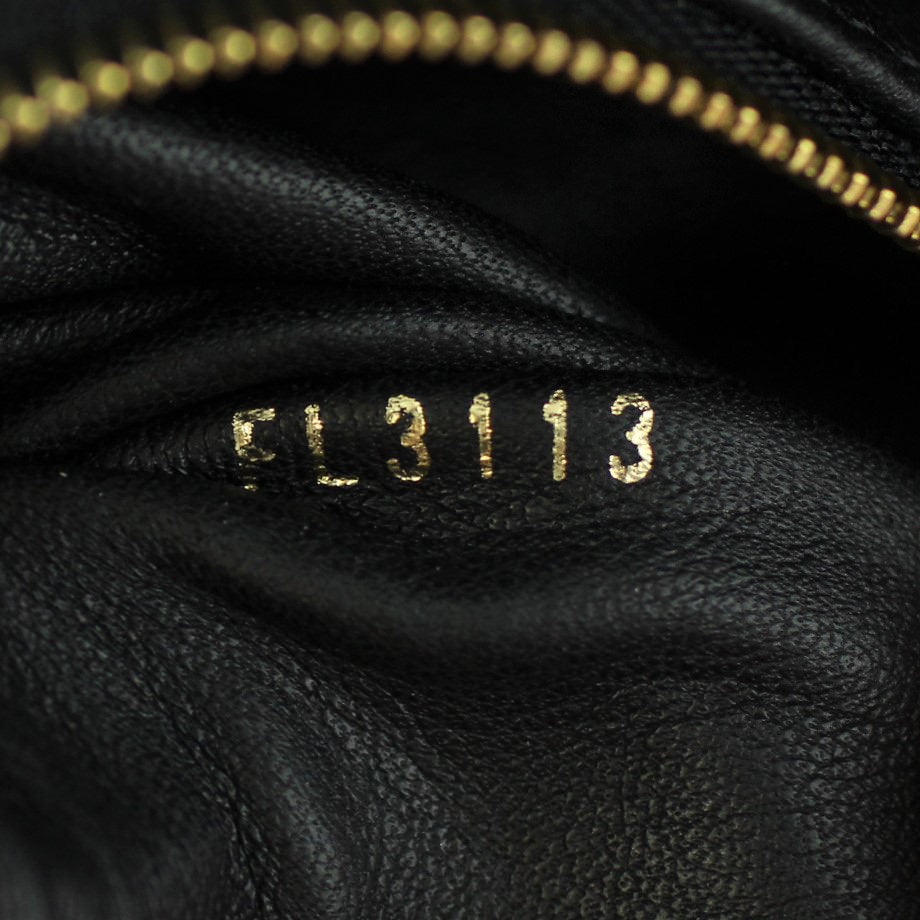 Louis Vuitton Cuir Boudoir Lockit Chain Shoulder Bag