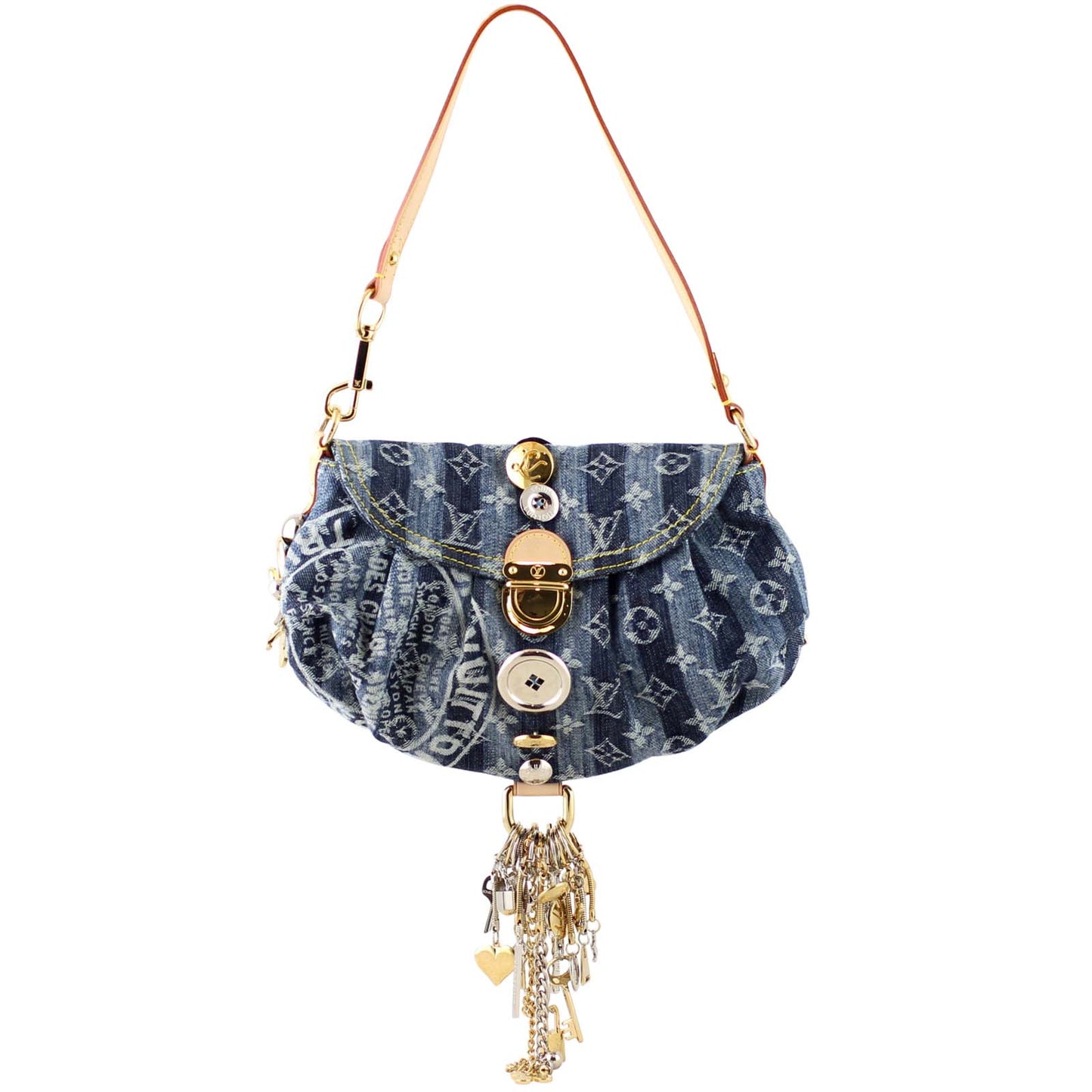 Louis Vuitton Monogram Denim Pleaty Raye Bag