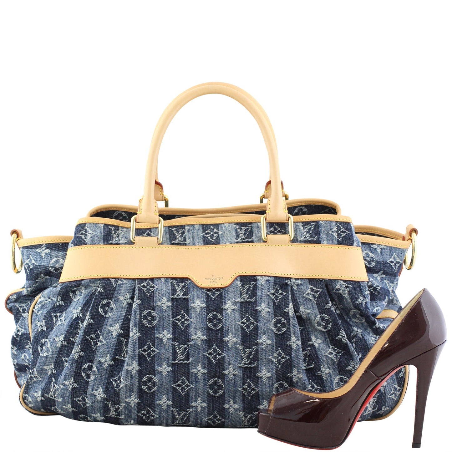 Louis Vuitton Denim Cruise Raye Cabas GM