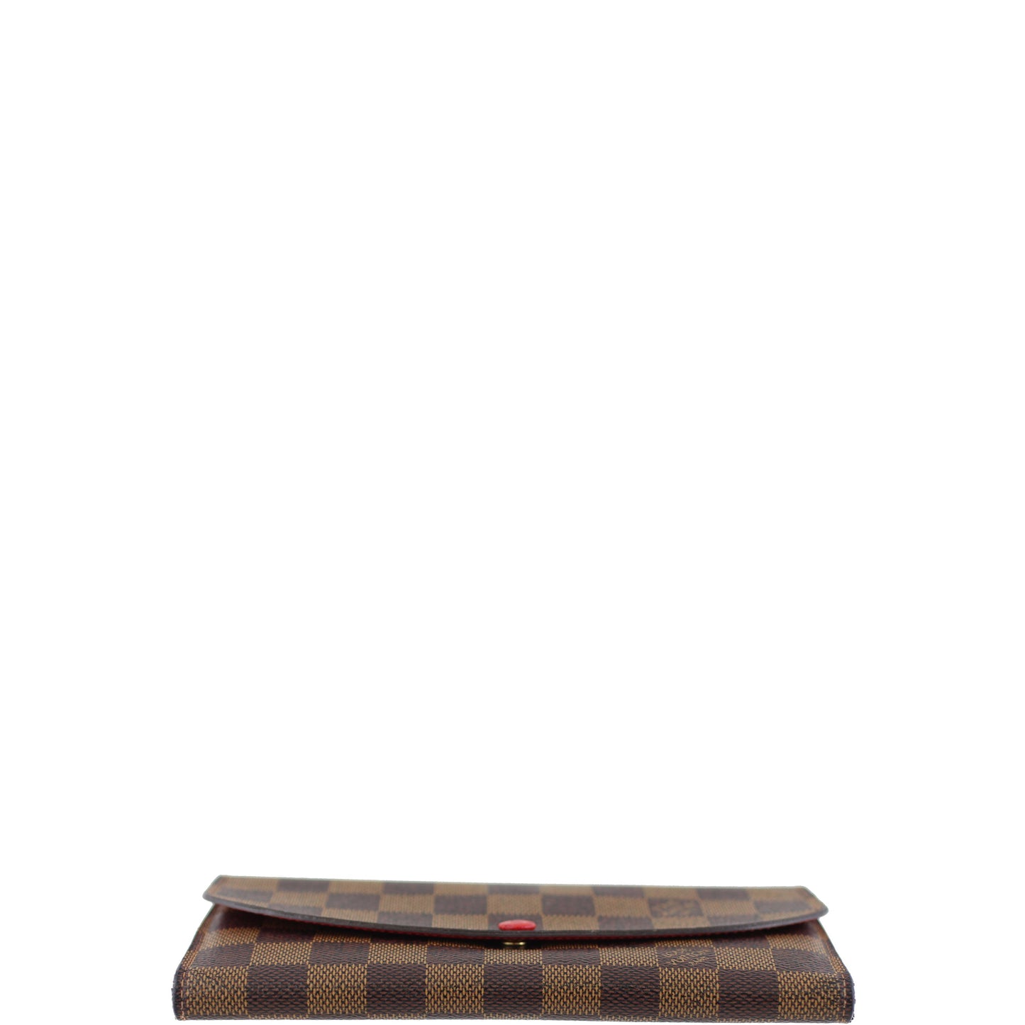 Louis Vuitton Emilie Wallet Damier Ebene Rouge