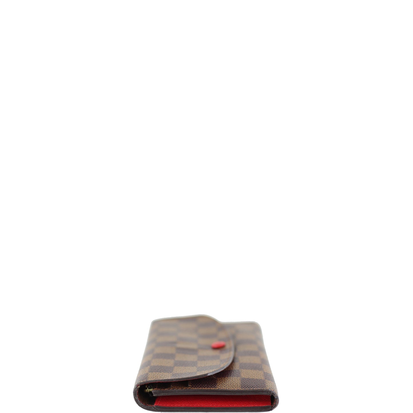 Louis Vuitton Emilie Wallet Damier Ebene Rouge
