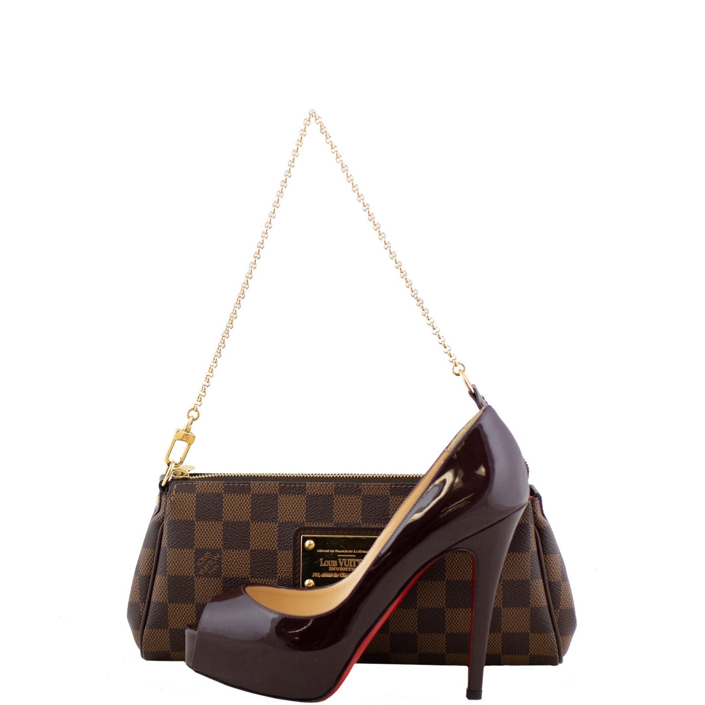 Louis Vuitton Eva Pochette Damier Ebene