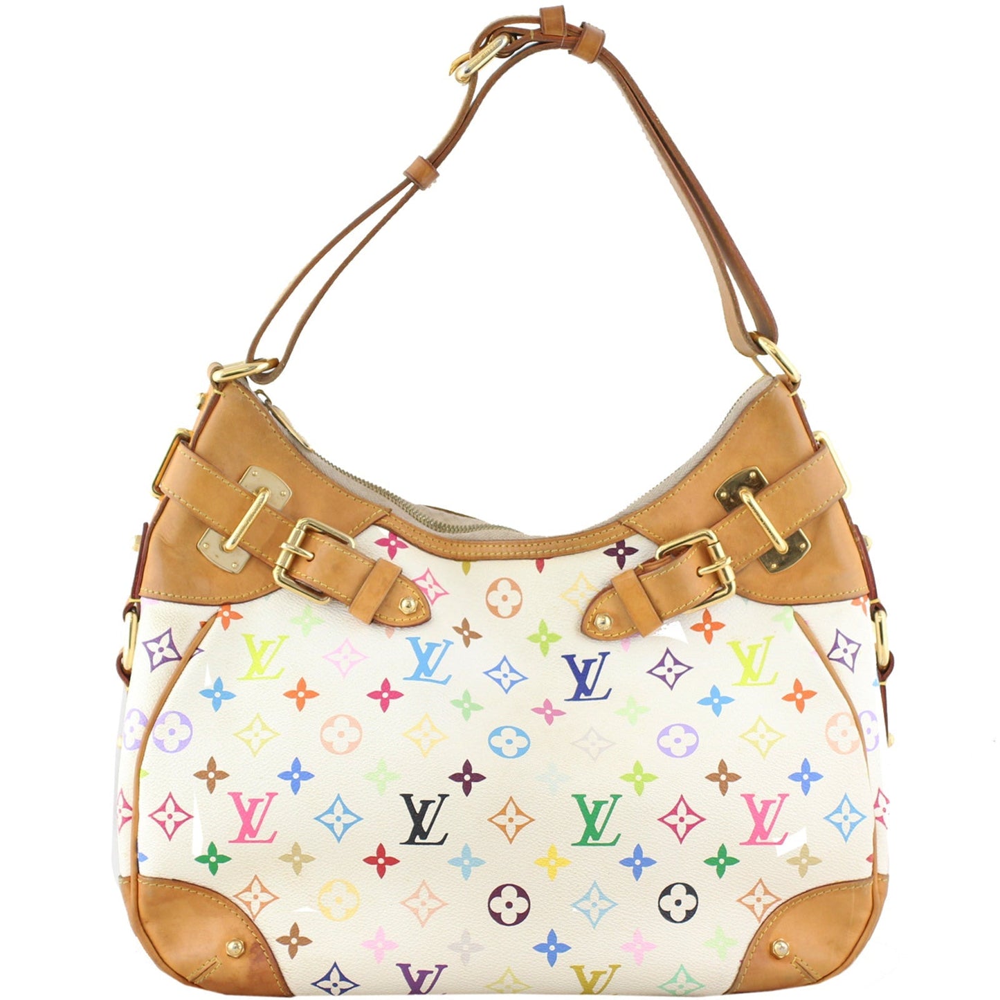 Louis Vuitton Greta Monogram White Multicolore