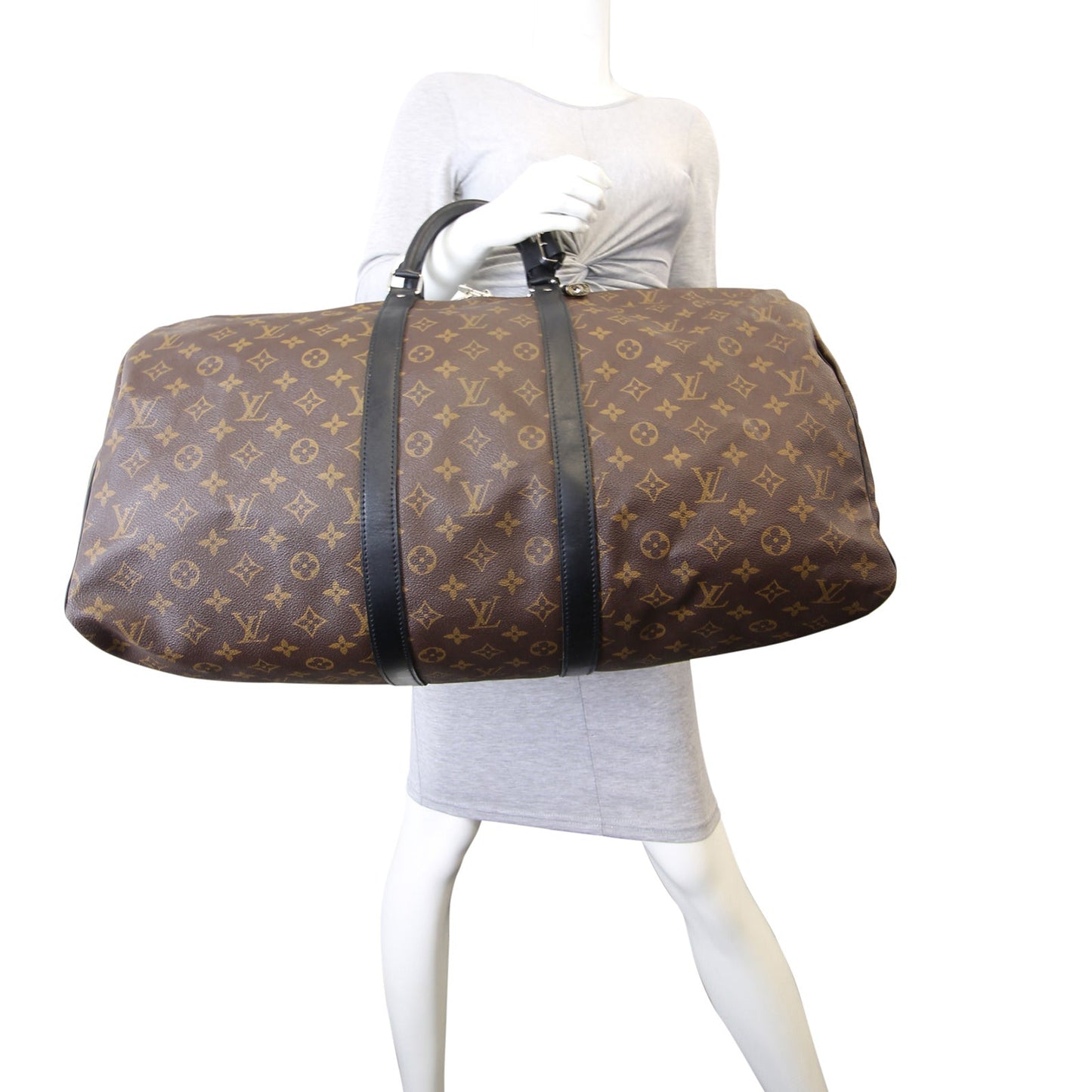 Louis Vuitton Keepall Bandouliere 55 Monogram Macassar