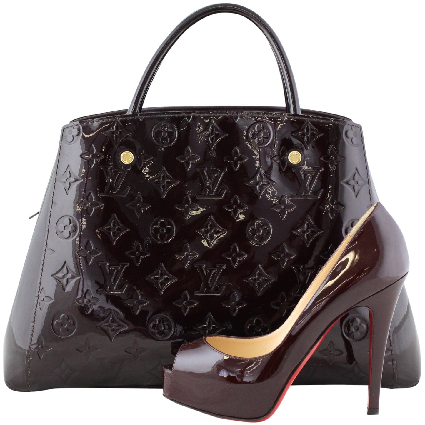 Louis Vuitton Montaigne MM Monogram Vernis