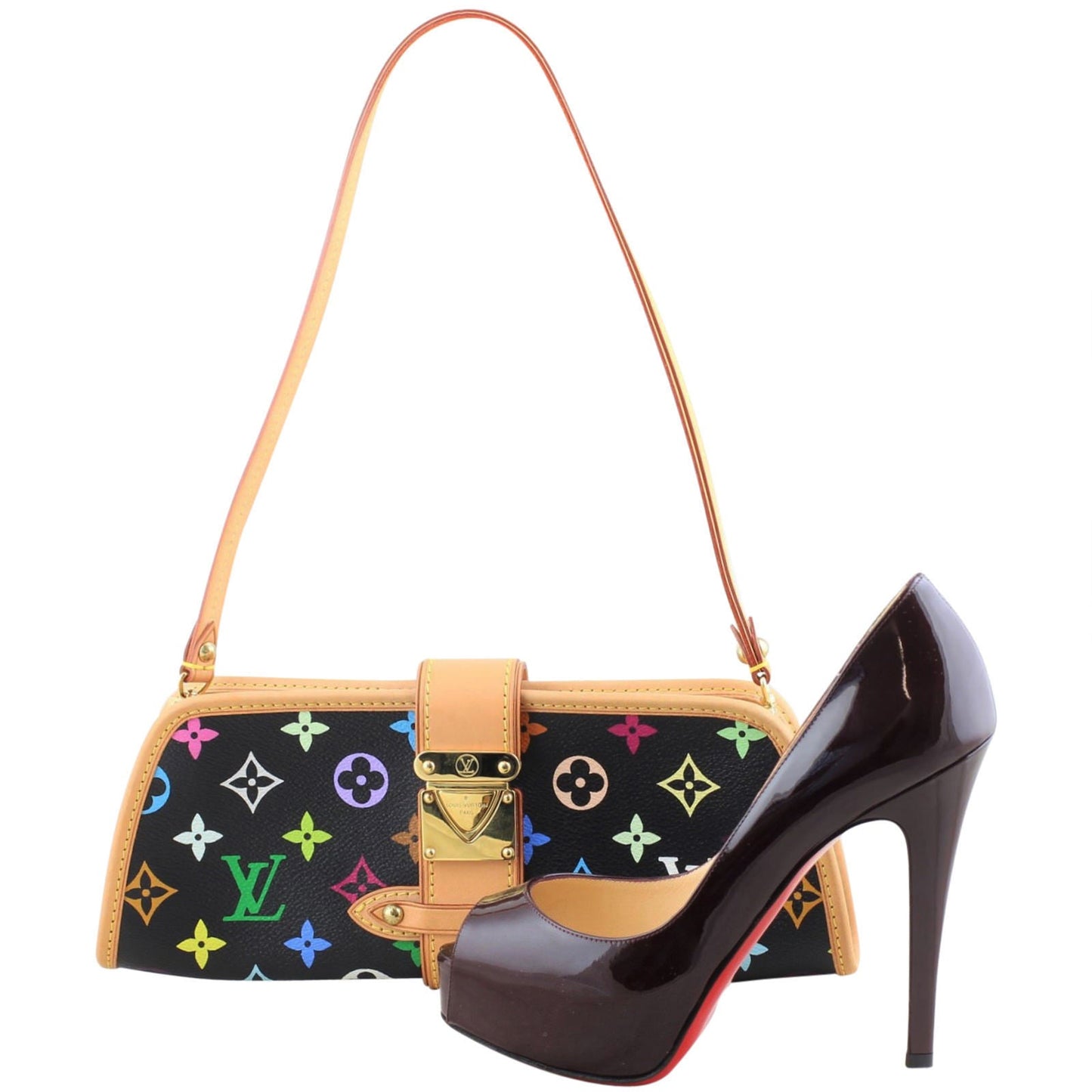 Louis Vuitton Shirley Multicolore Clutch Bag