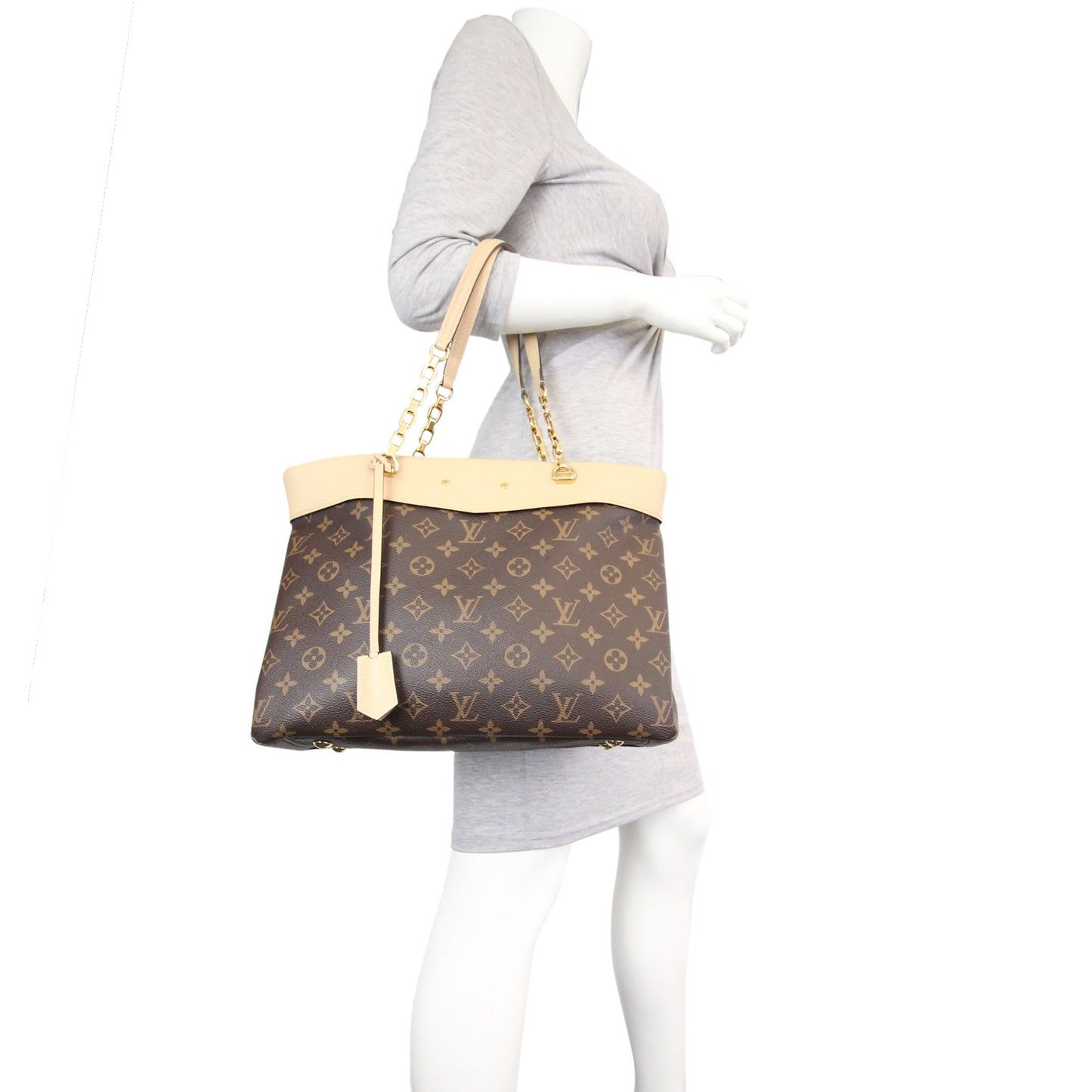 Louis Vuitton Pallas Shopper Tote Monogram Dune
