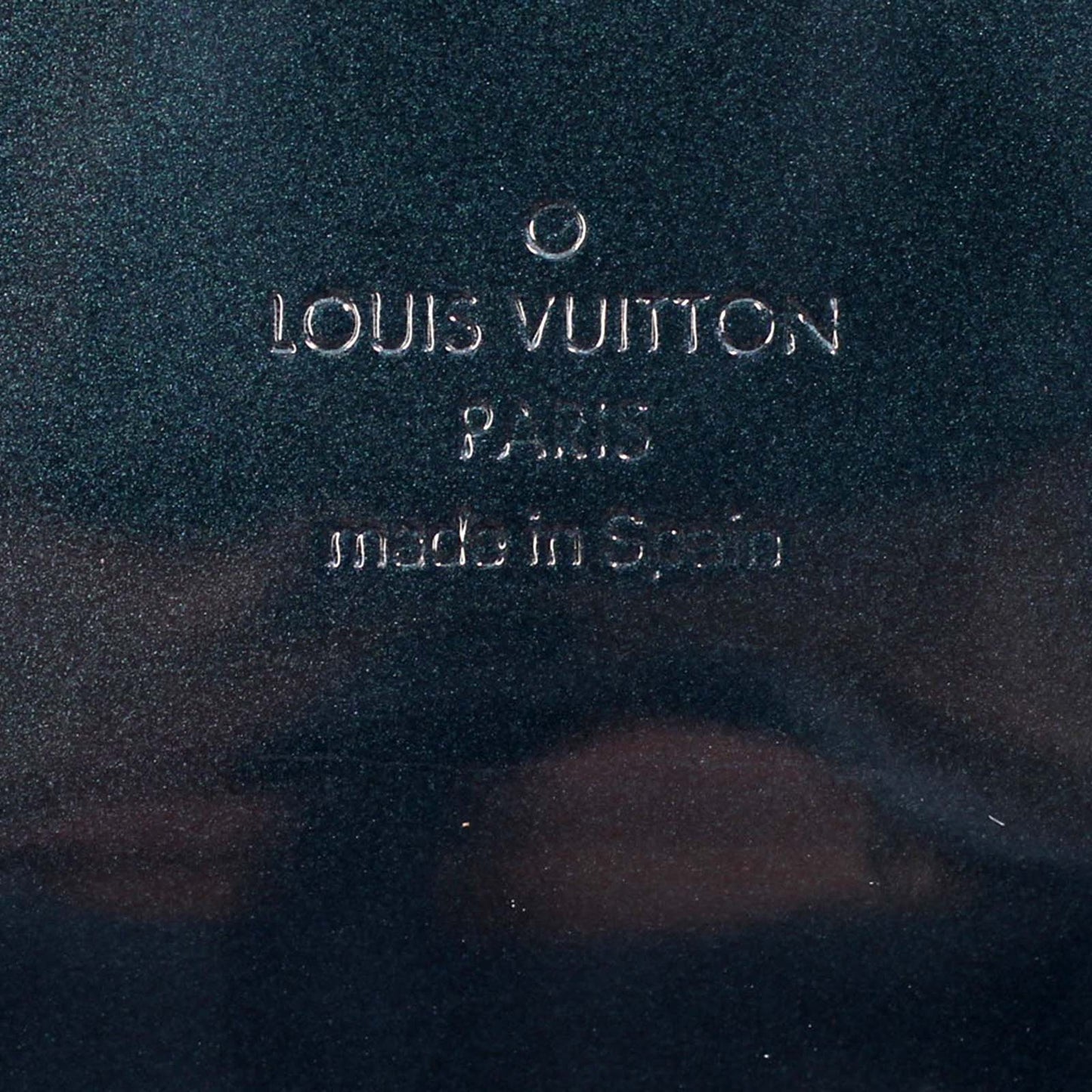 Louis Vuitton Sobe Clutch Vernis Blue Nuit