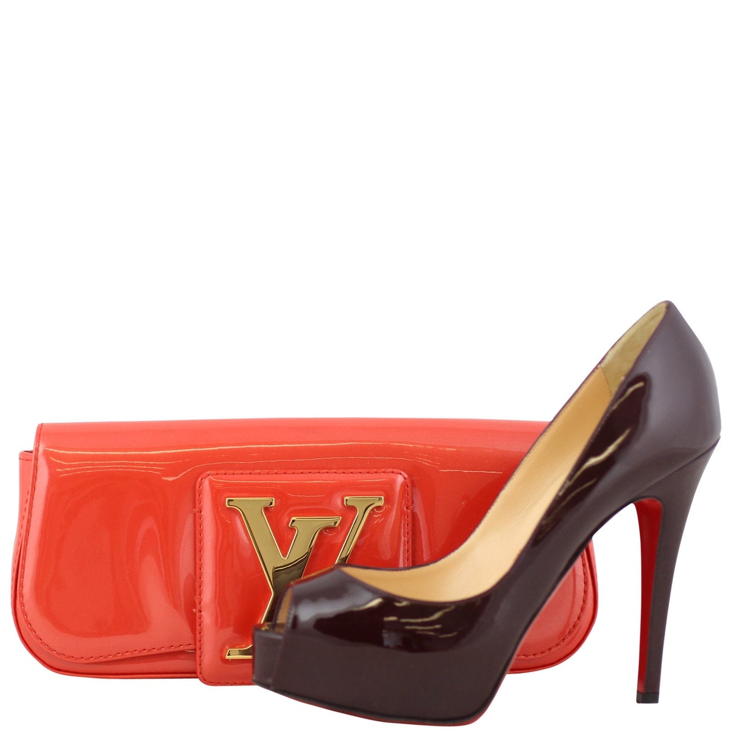 Louis Vuitton SoBe Clutch Vernis