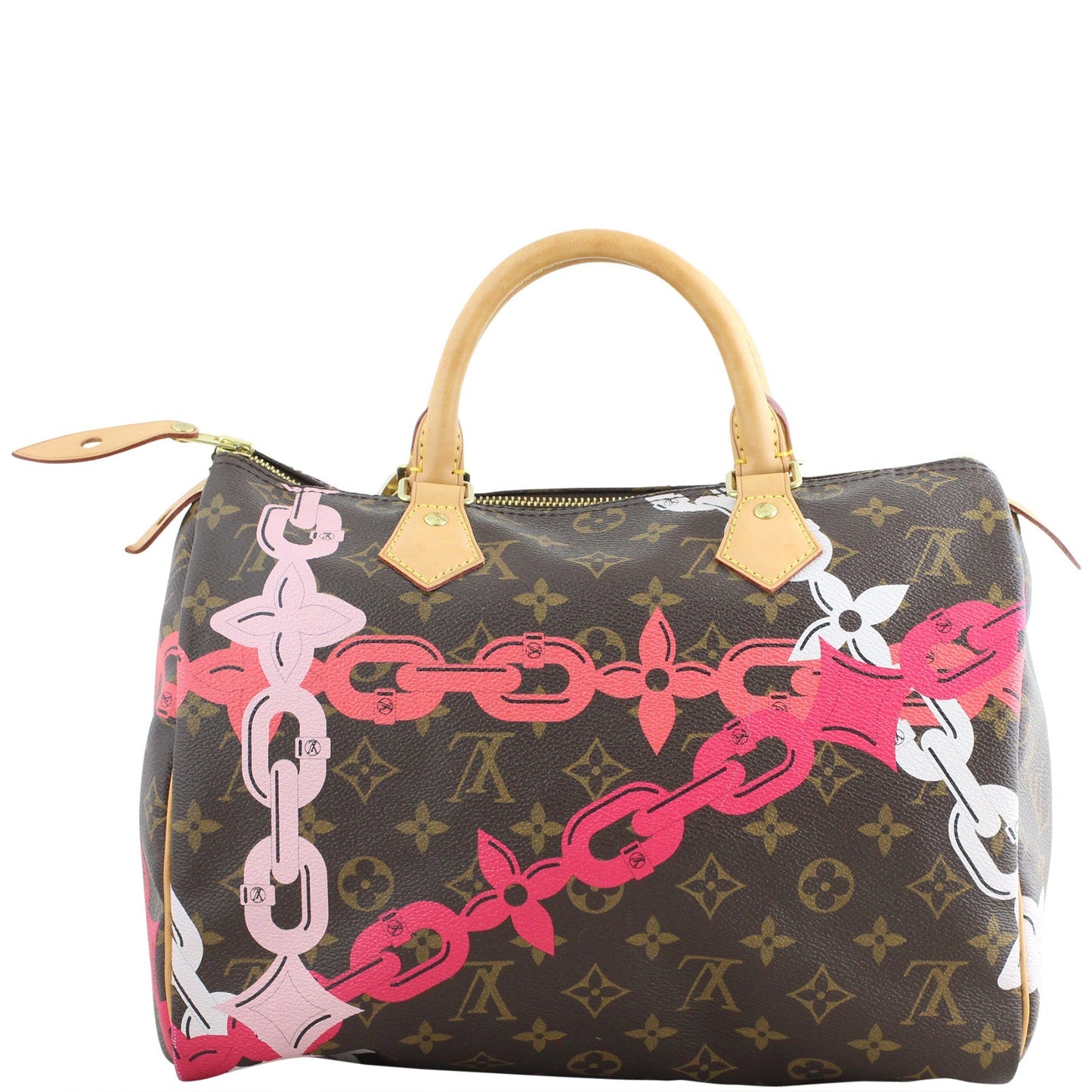Louis Vuitton Limited Edition Chain Flower Speedy 30