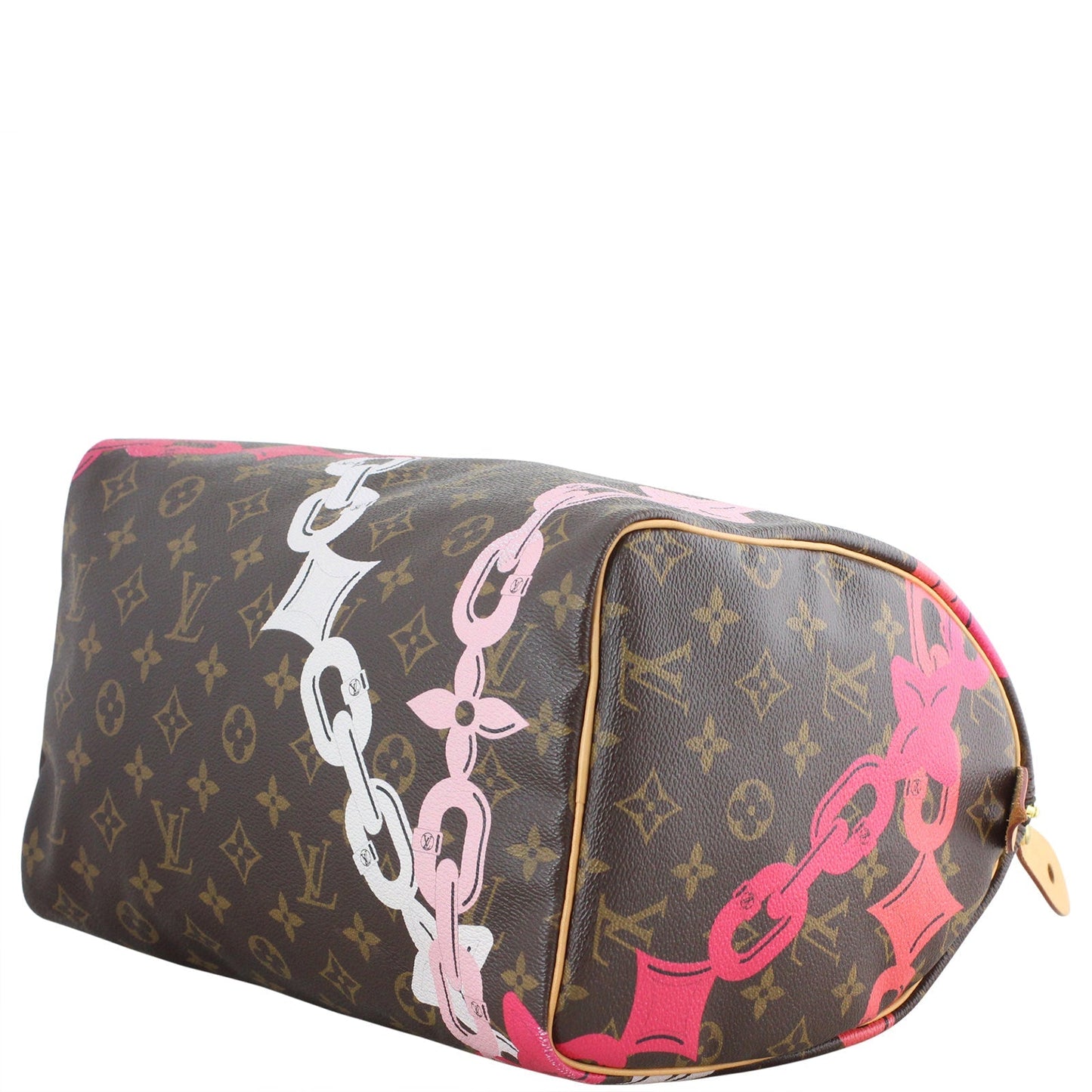 Louis Vuitton Limited Edition Chain Flower Speedy 30