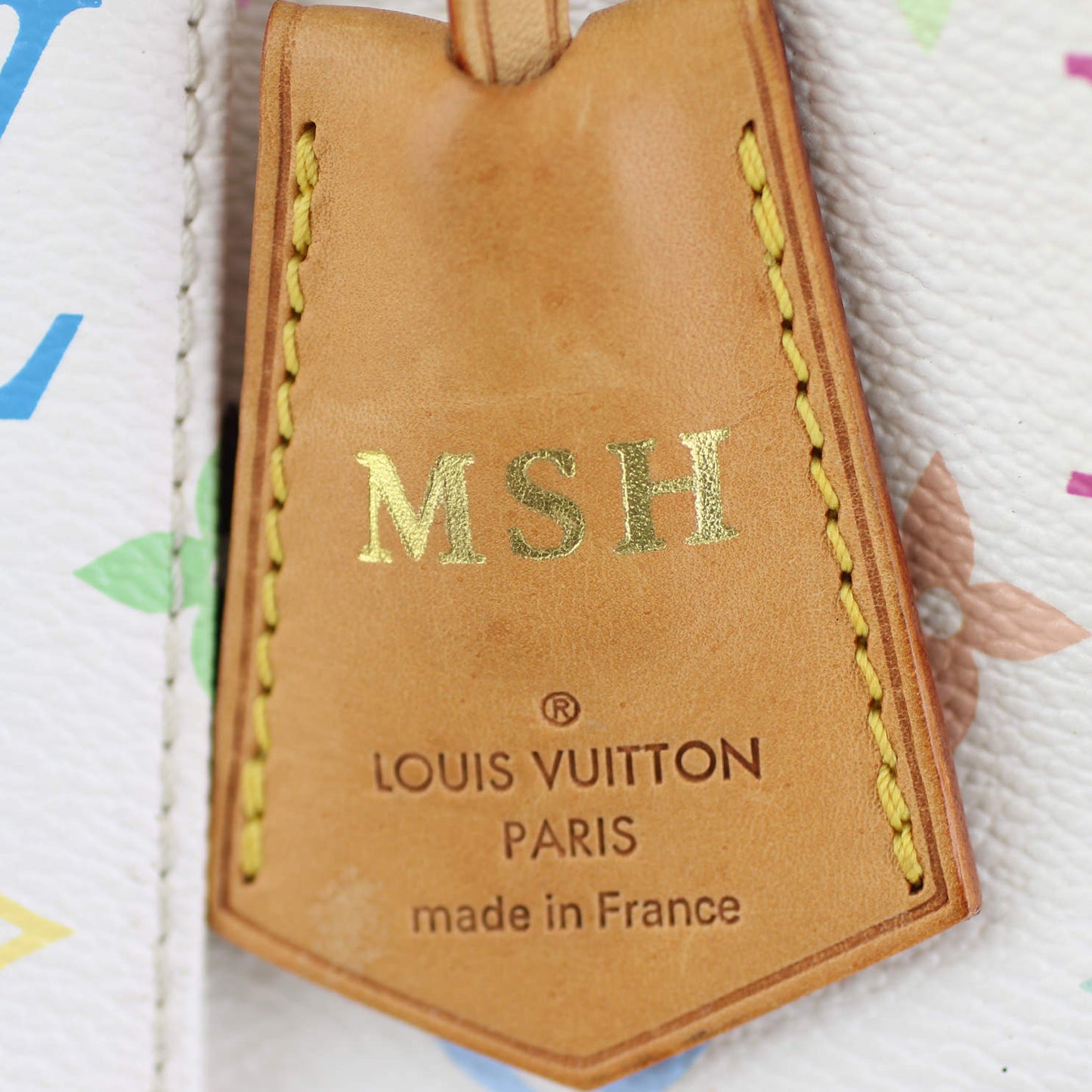 Louis Vuitton Speedy 30 Monogram White Multicolore