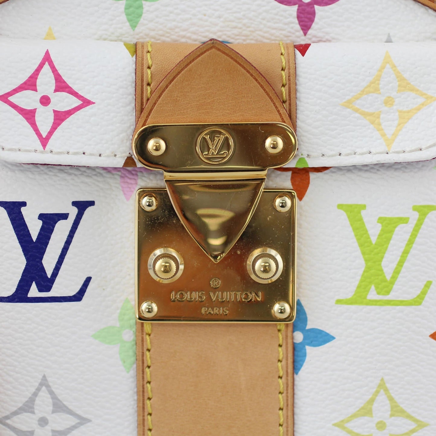 Louis Vuitton Speedy 30 White Multicolore Monogram