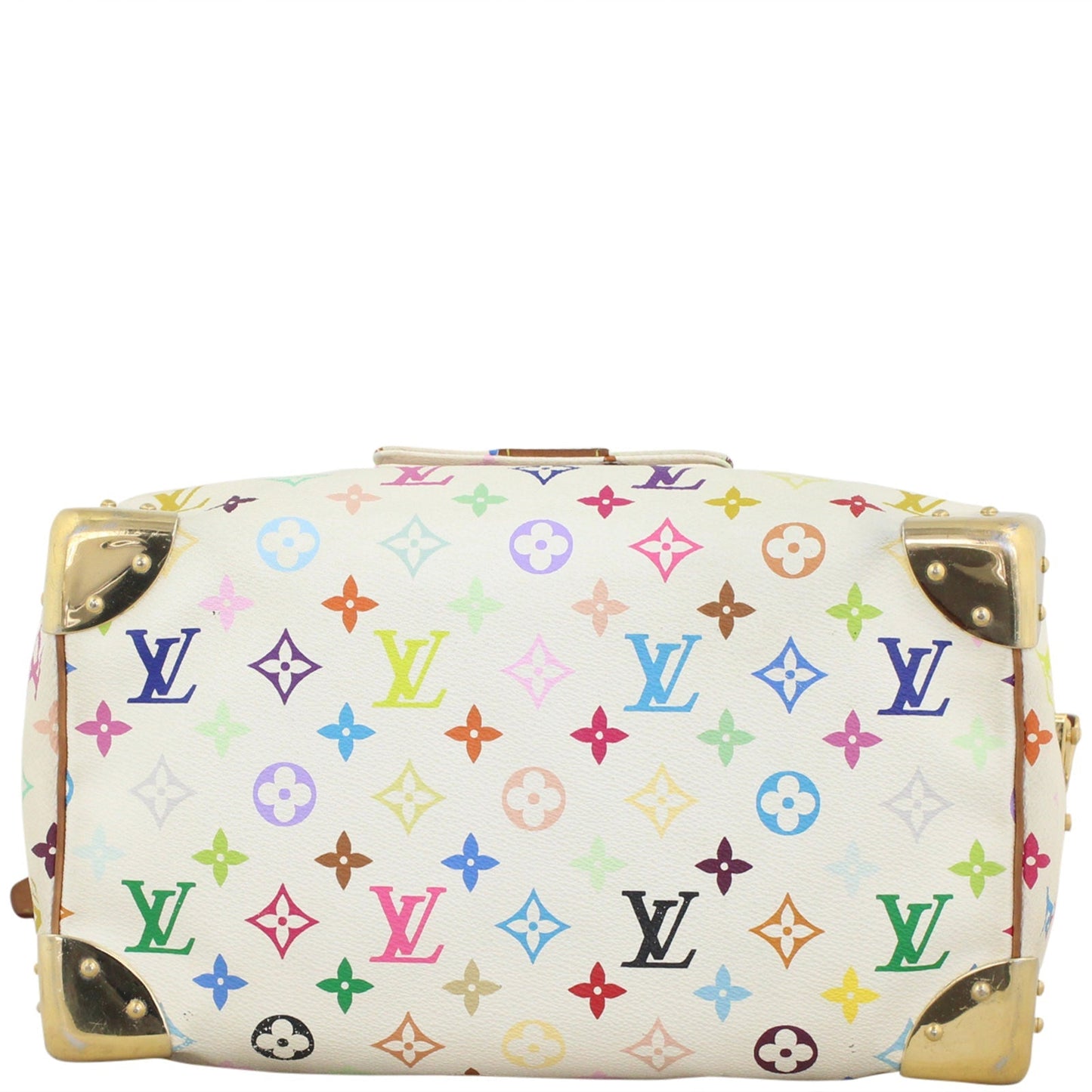 Louis Vuitton Speedy 30 White Multicolore Monogram