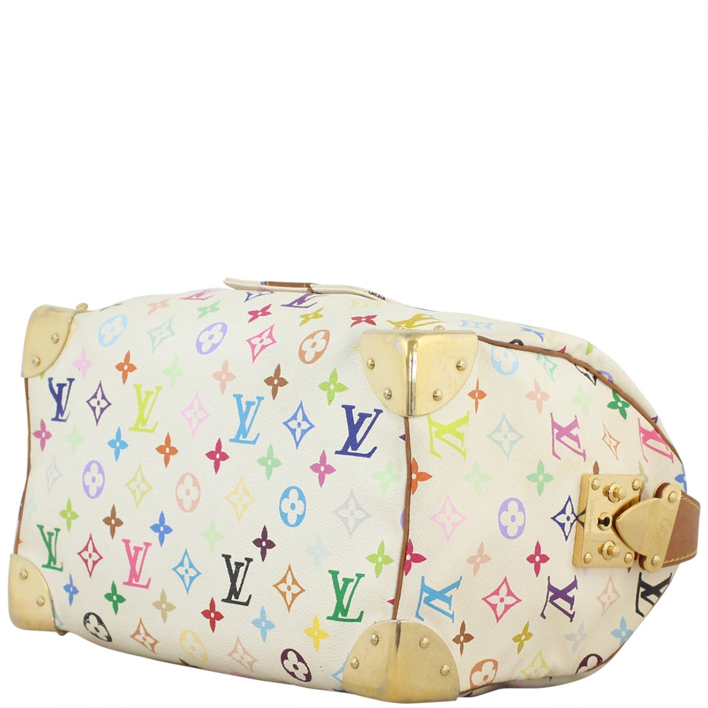 Louis Vuitton Speedy 30 White Multicolore Monogram