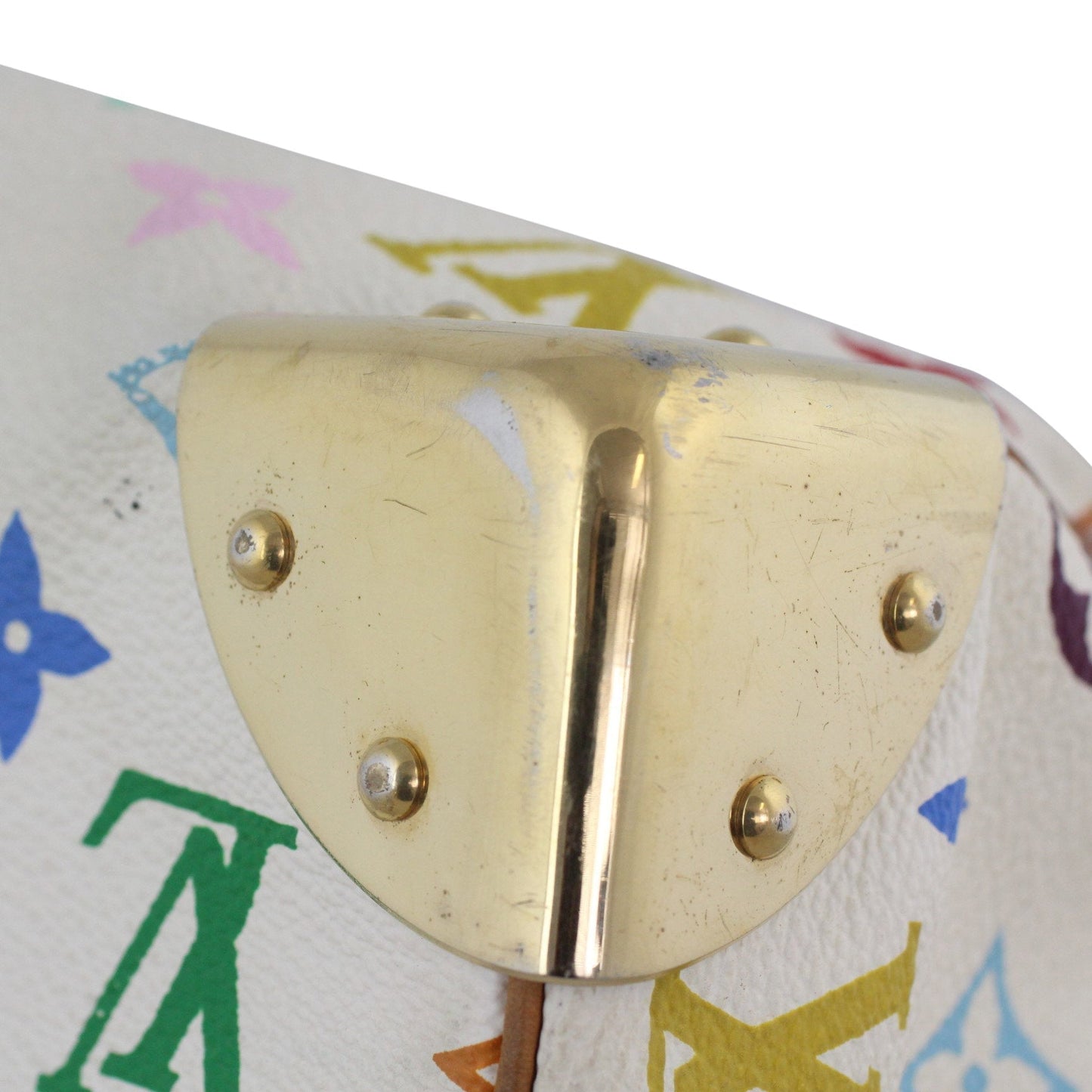 Louis Vuitton Speedy 30 White Multicolore Monogram