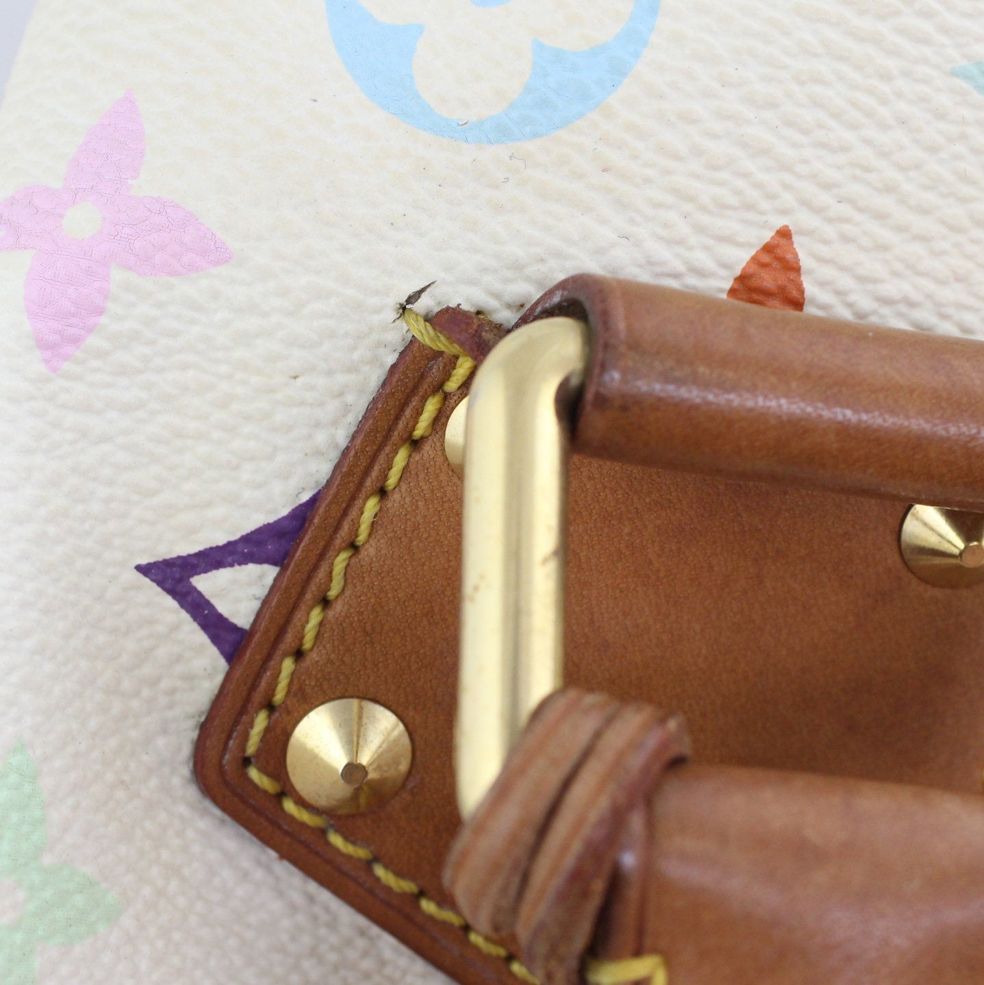Louis Vuitton Speedy 30 White Multicolore Monogram