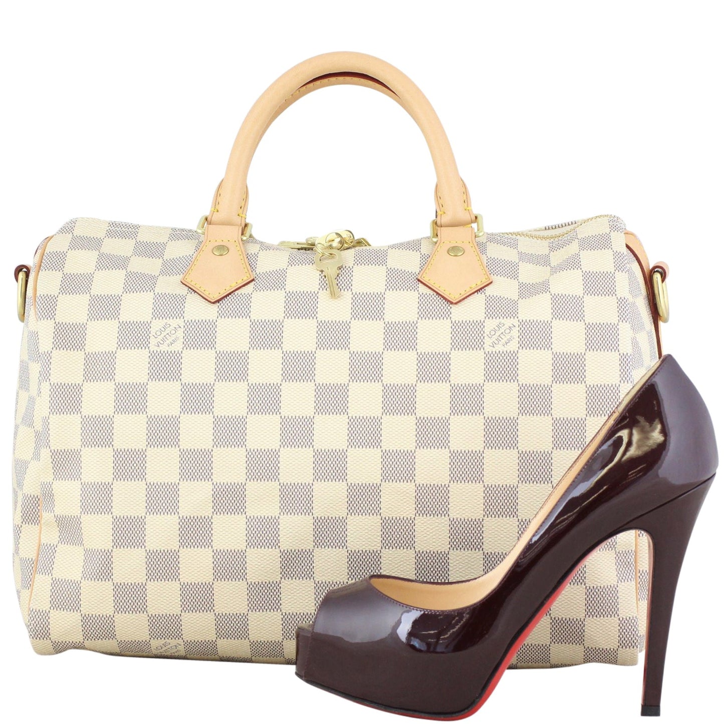 Louis Vuitton Speedy 30 Bandoulière Damier Azur