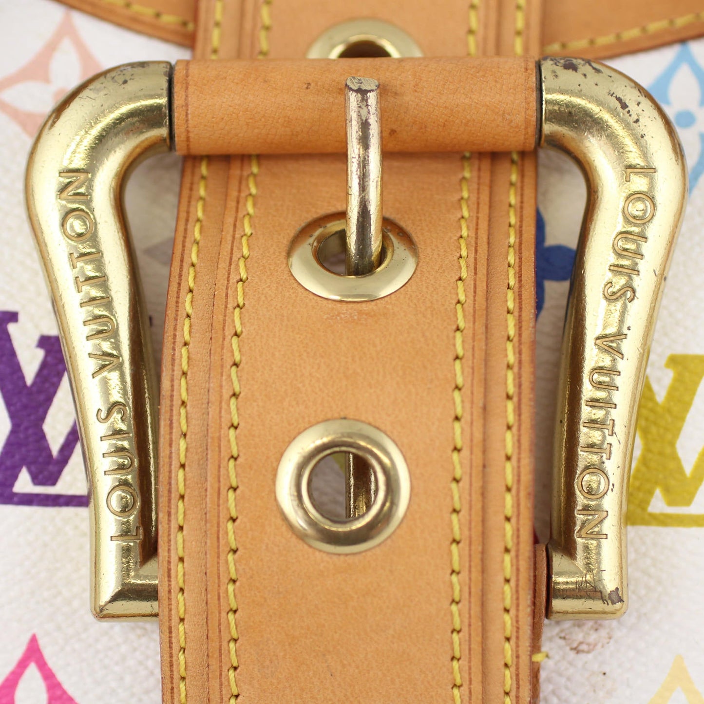 Louis Vuitton Theda GM White Multicolore Monogram