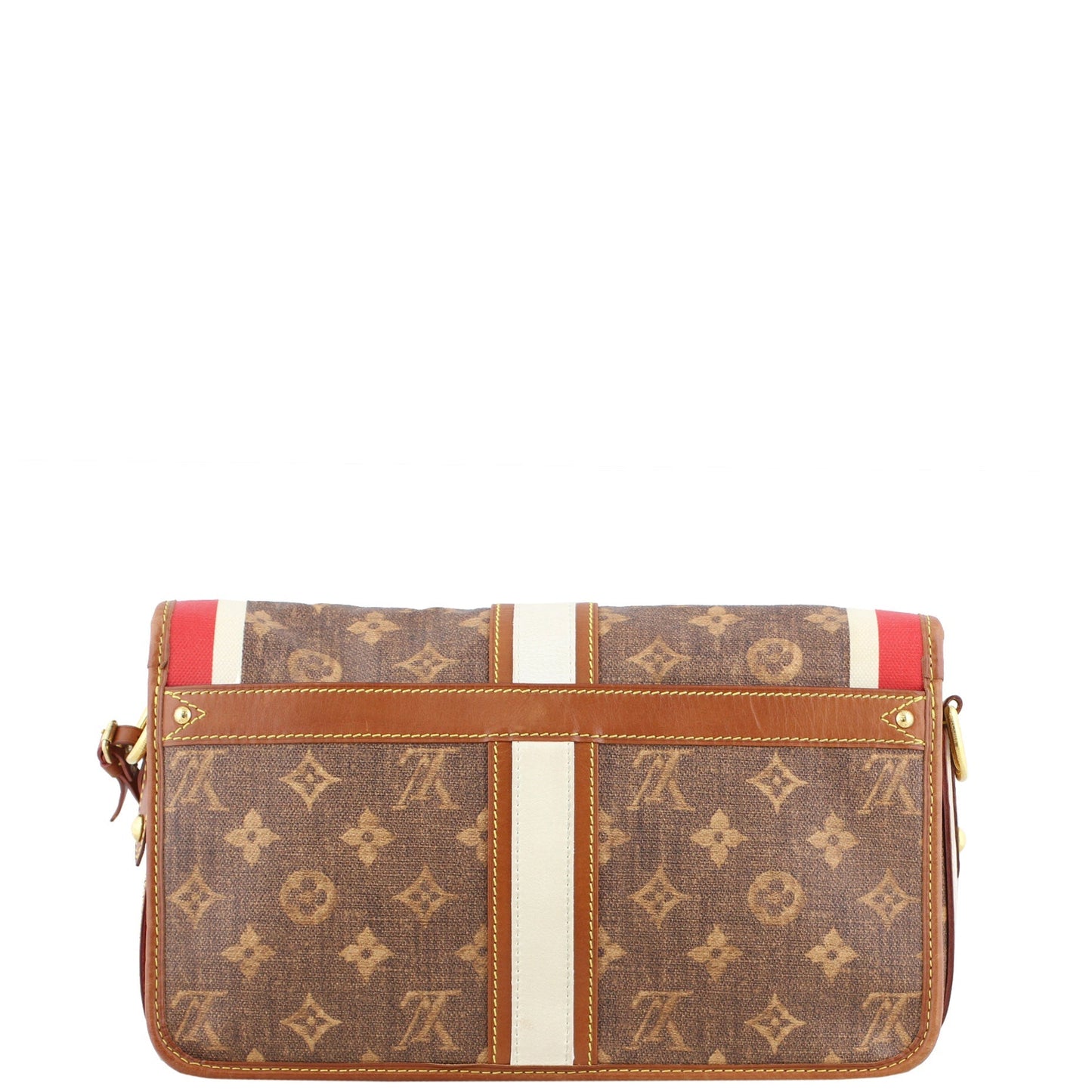 Louis Vuitton Tisse Porte Rayures Clutch Monogram