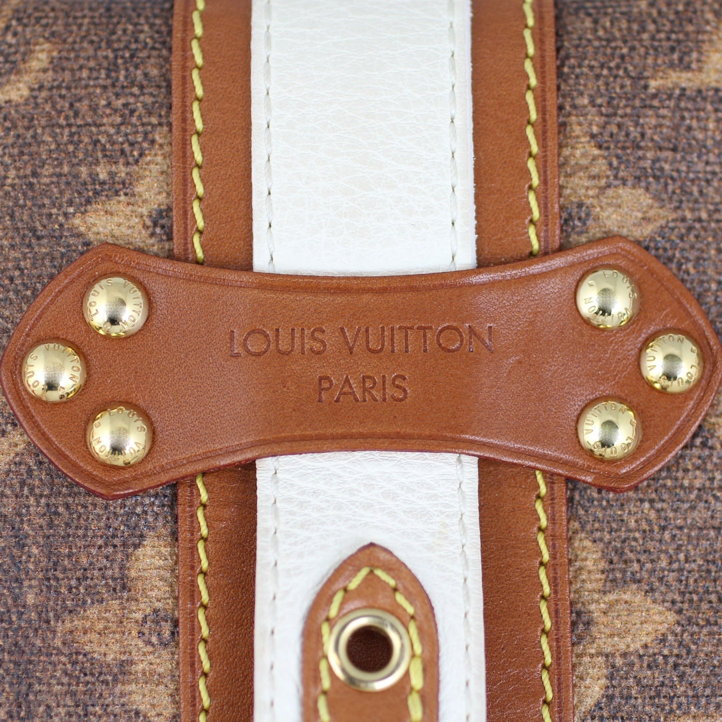 Louis Vuitton Tisse Porte Rayures Clutch Monogram