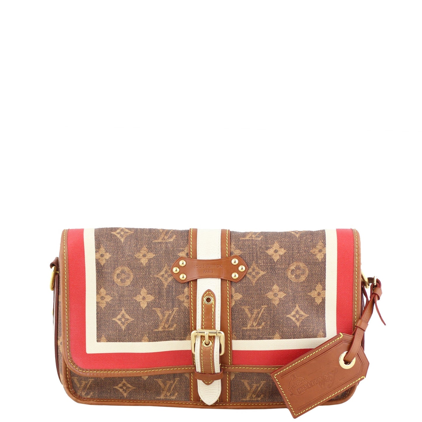 Louis Vuitton Tisse Porte Rayures Clutch Monogram