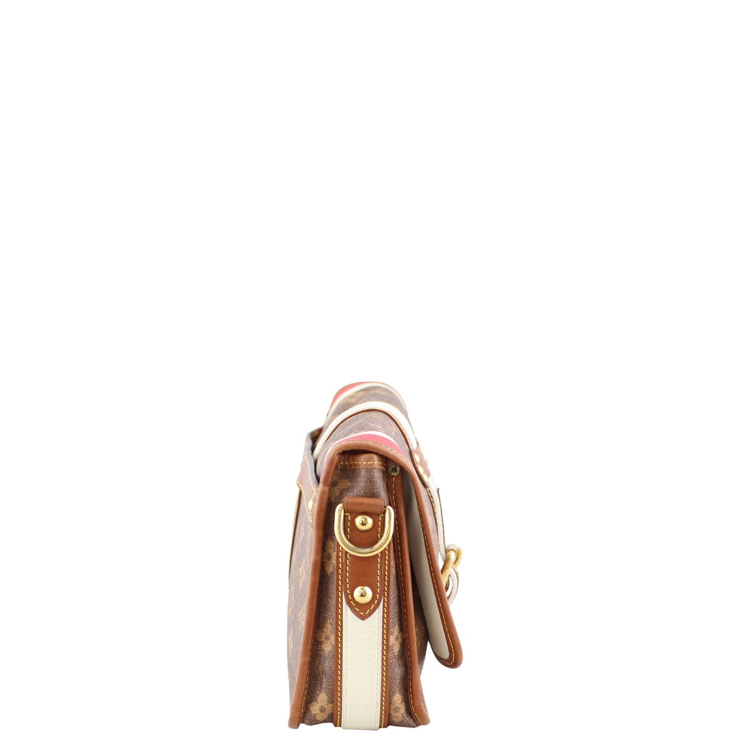 Louis Vuitton Tisse Porte Rayures Clutch Monogram