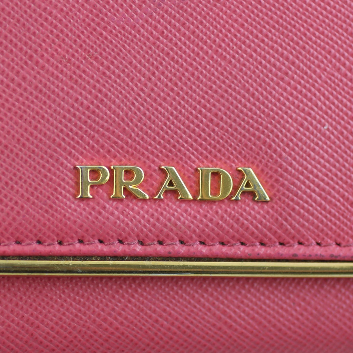 Prada Saffiano Lux Chain Wallet