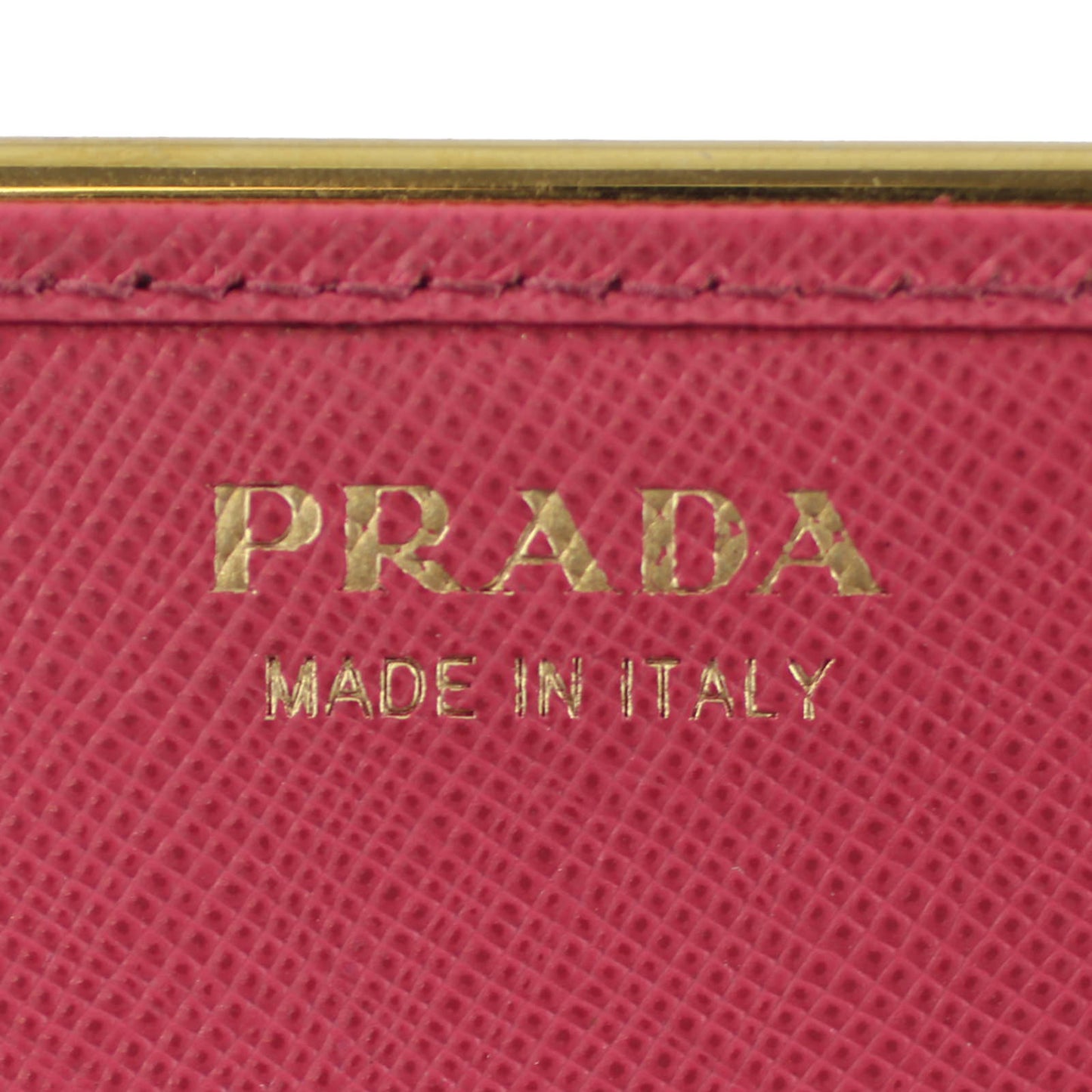 Prada Saffiano Lux Chain Wallet