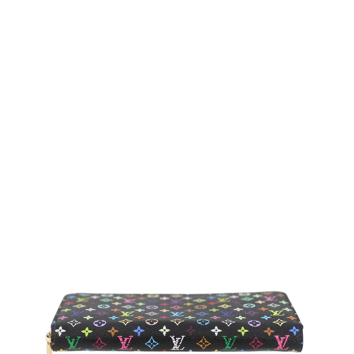 Louis Vuitton Zippy Wallet Black Multicolore Monogram