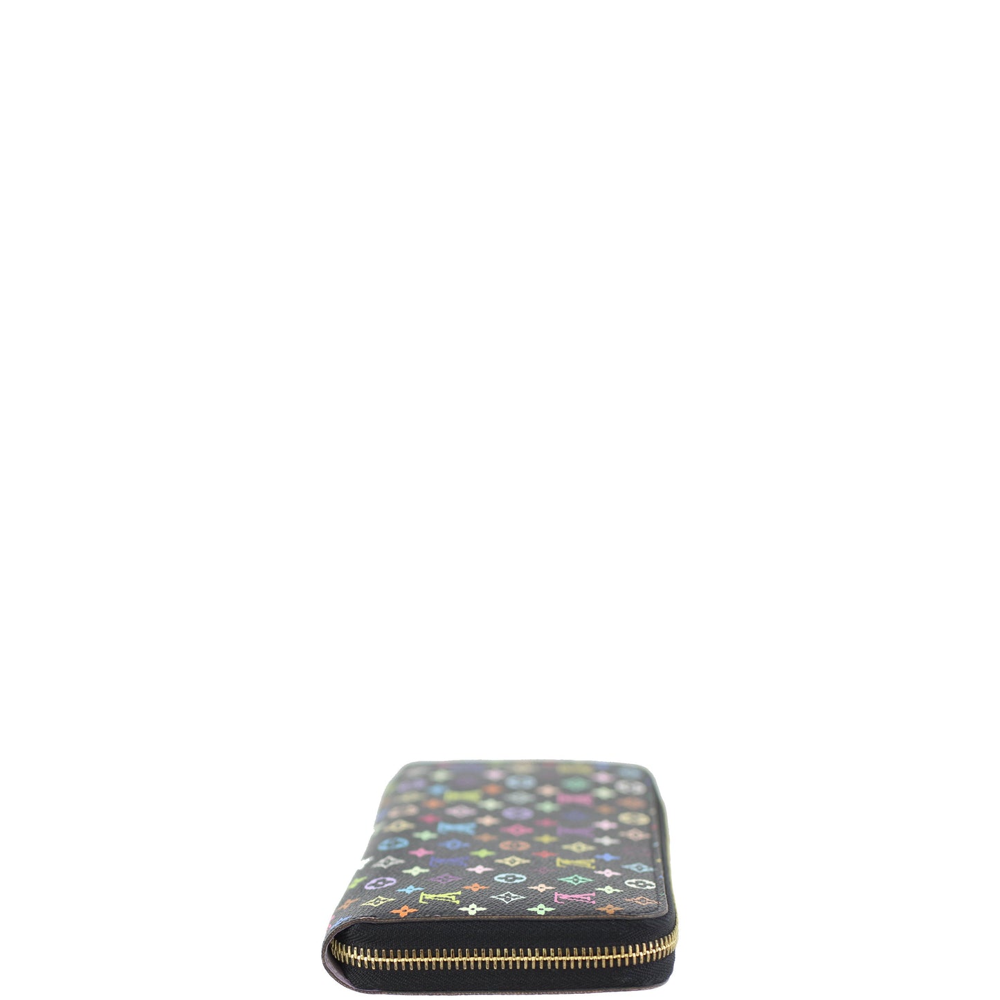 Louis Vuitton Zippy Wallet Black Multicolore Monogram