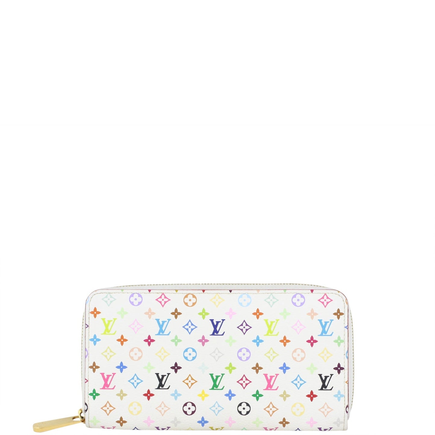 Louis Vuitton Zippy Wallet Monogram White Multicolore