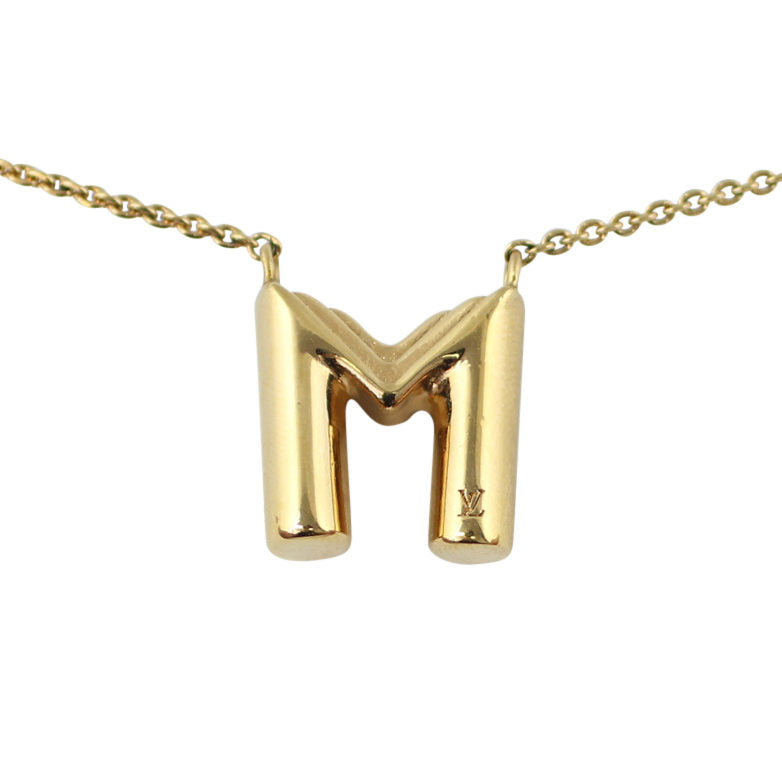 Louis Vuitton LV & Me Necklace, Letter M