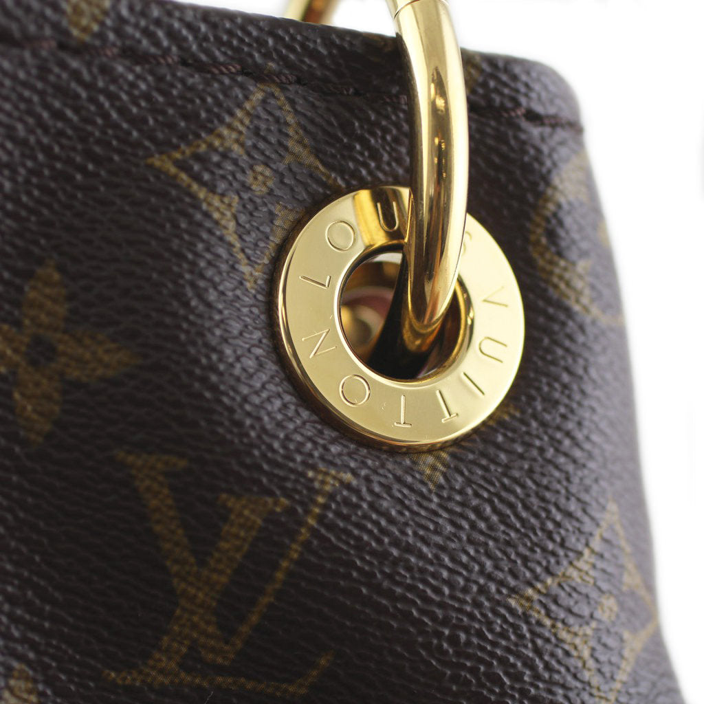 Louis Vuitton Artsy MM Monogram | Gold Keyring Clip