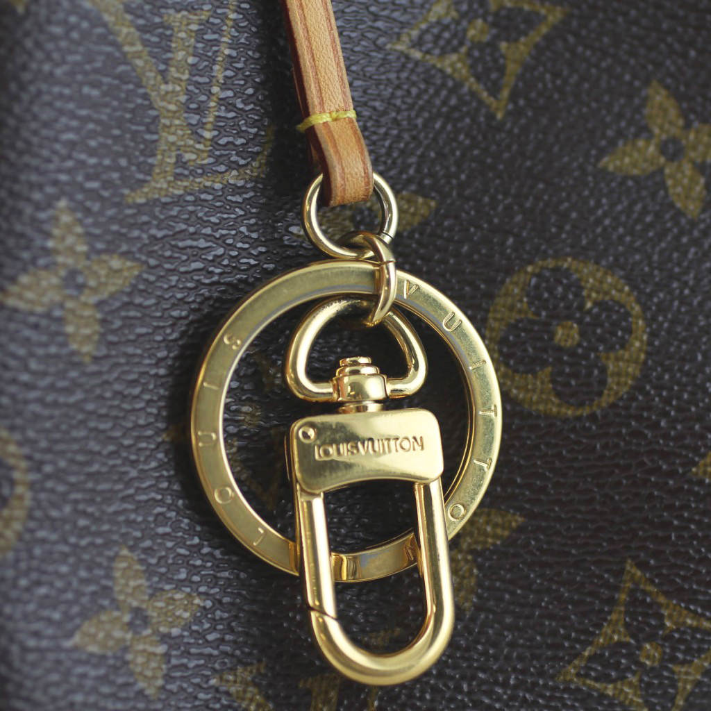 Louis Vuitton Artsy MM Monogram | Gold Keyring Clip