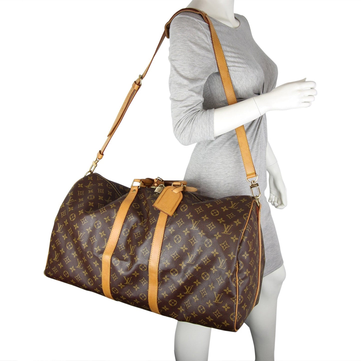 Louis Vuitton Keepall Bandoulière 55 Monogram