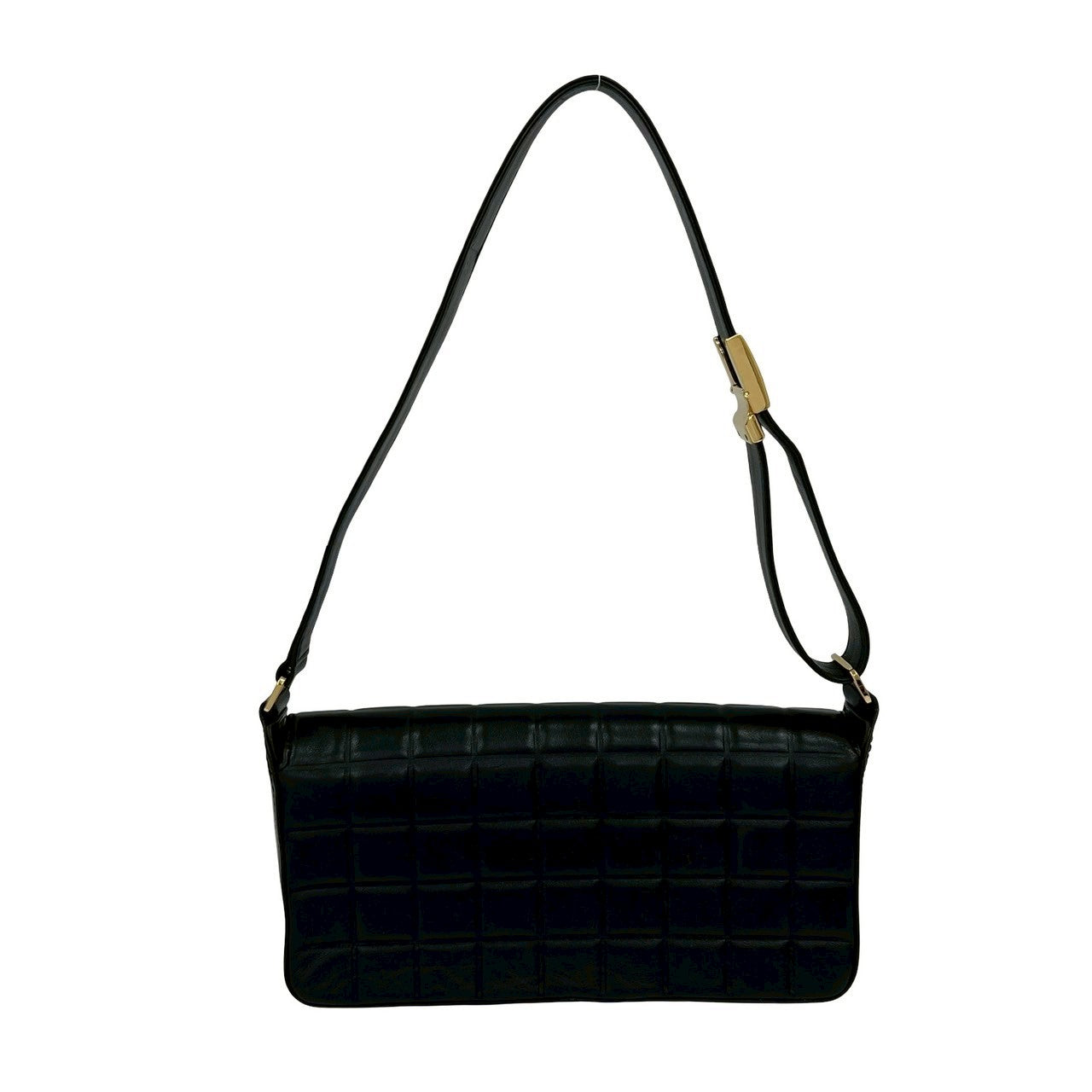 Chanel Choco Bar Lambskin 2way Shoulder Bag